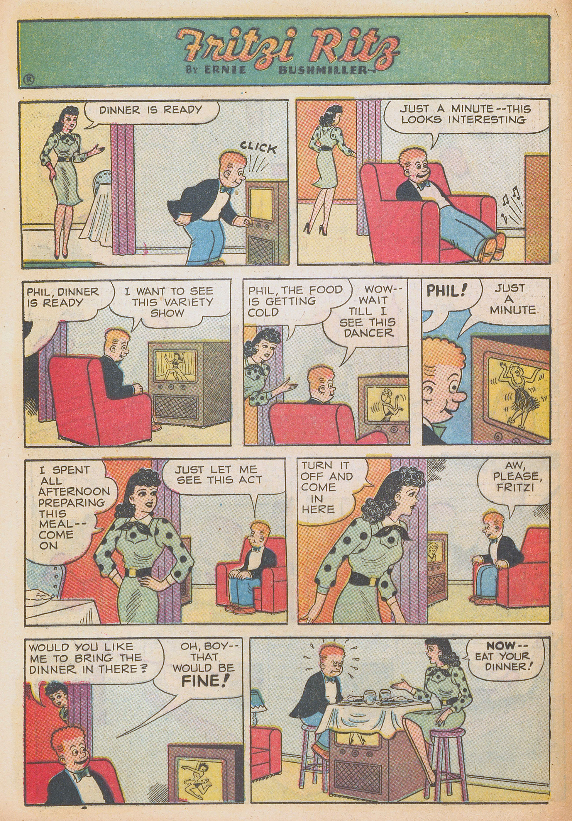 Read online Fritzi Ritz (1953) comic -  Issue #44 - 12