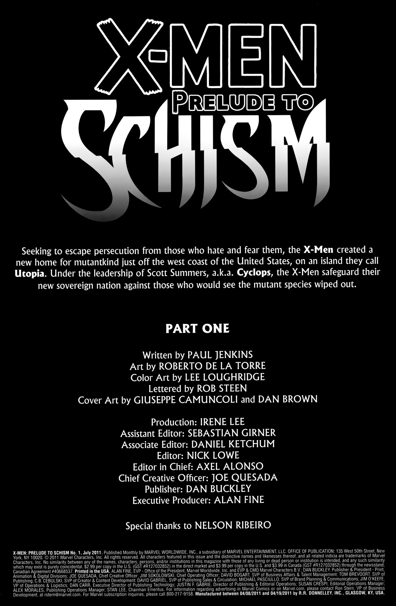 Read online X-Men: Prelude To Schism comic -  Issue #1 - 2