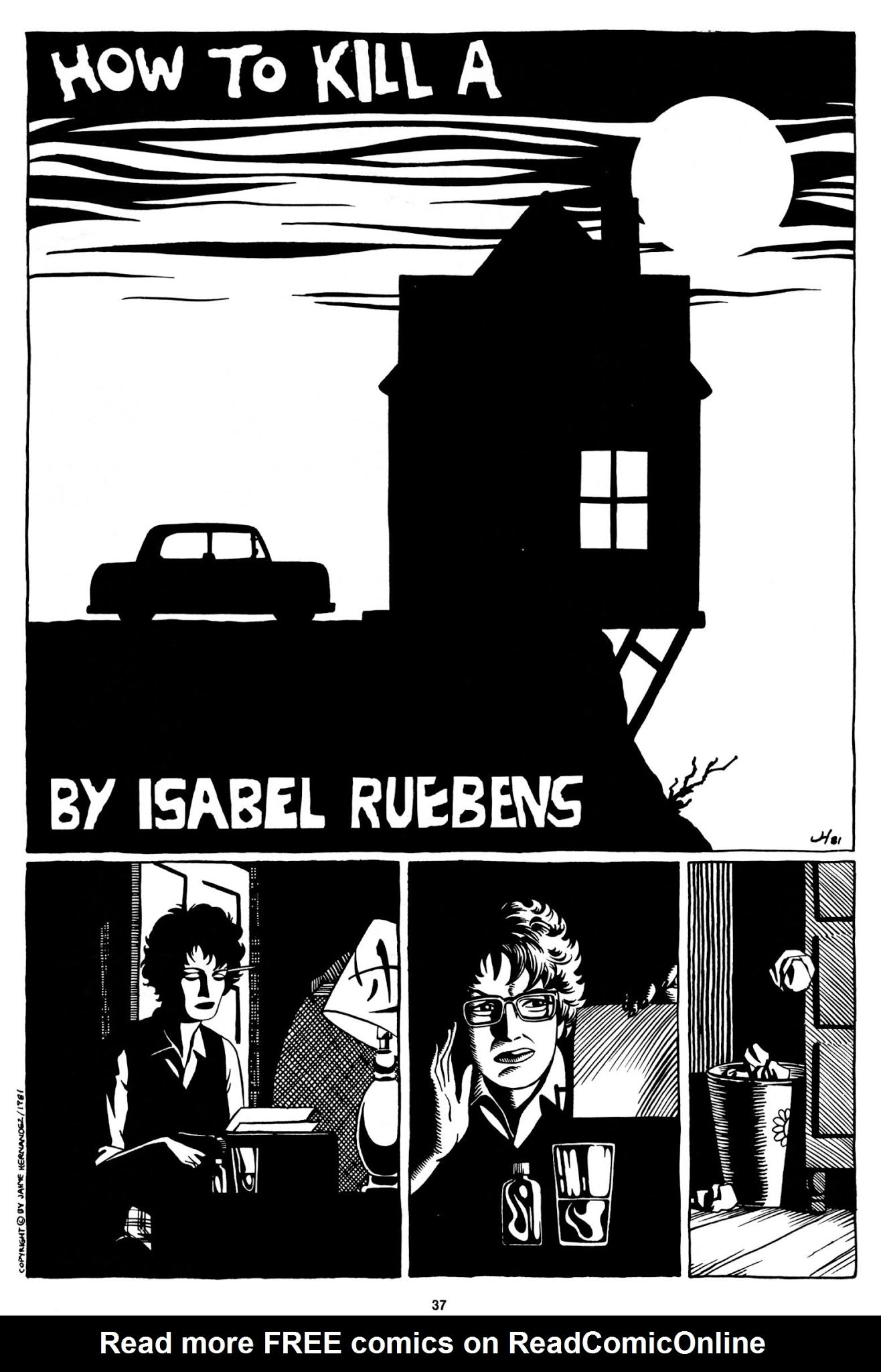 Read online Love and Rockets (1982) comic -  Issue #1 - 37