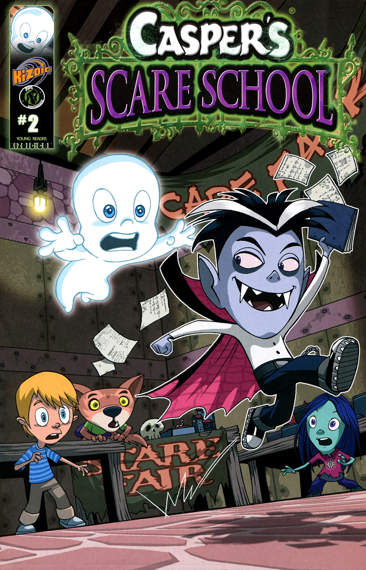Read online Casper's Scare School comic -  Issue #2 - 1