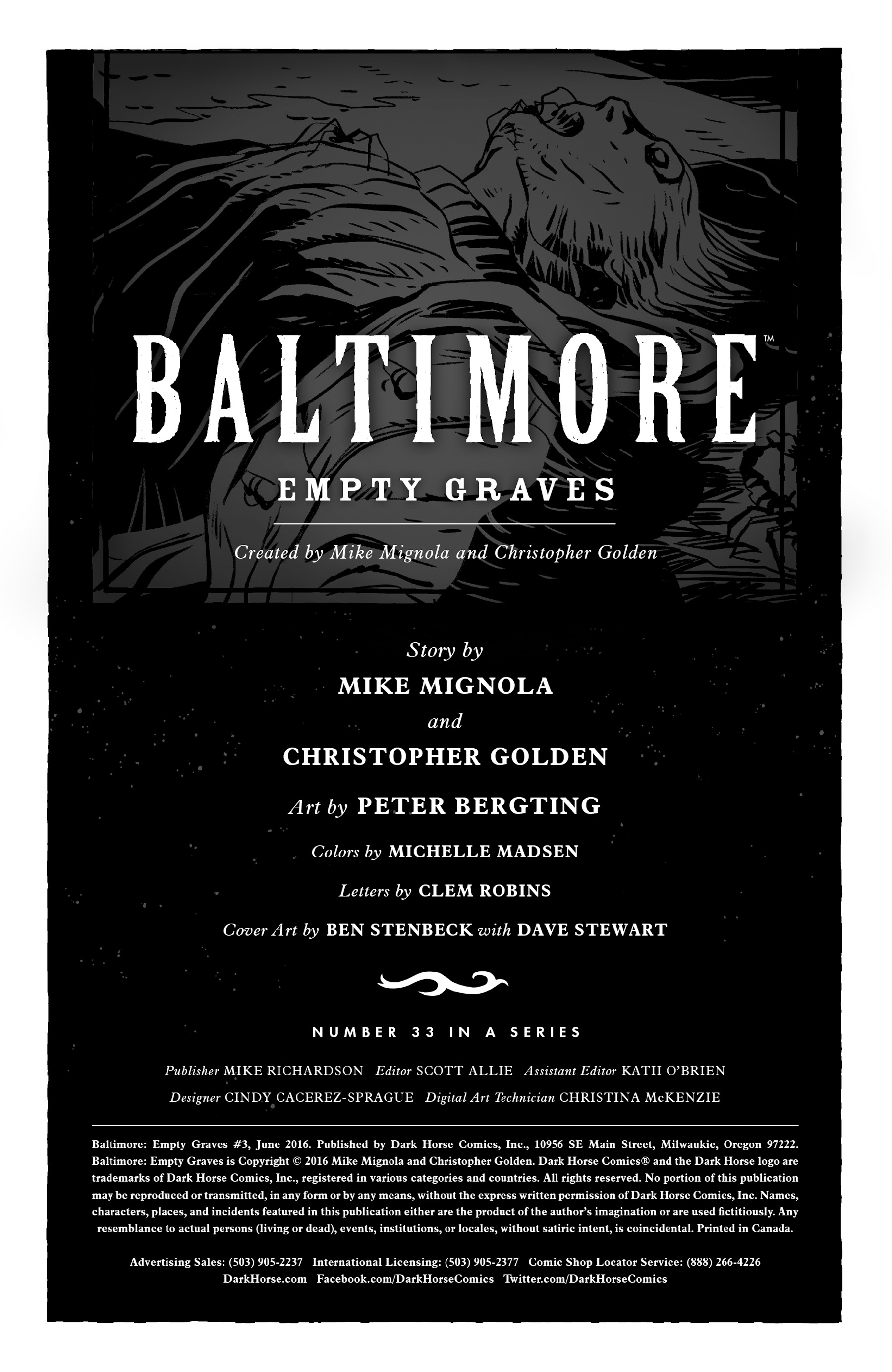 Read online Baltimore: Empty Graves comic -  Issue #3 - 2