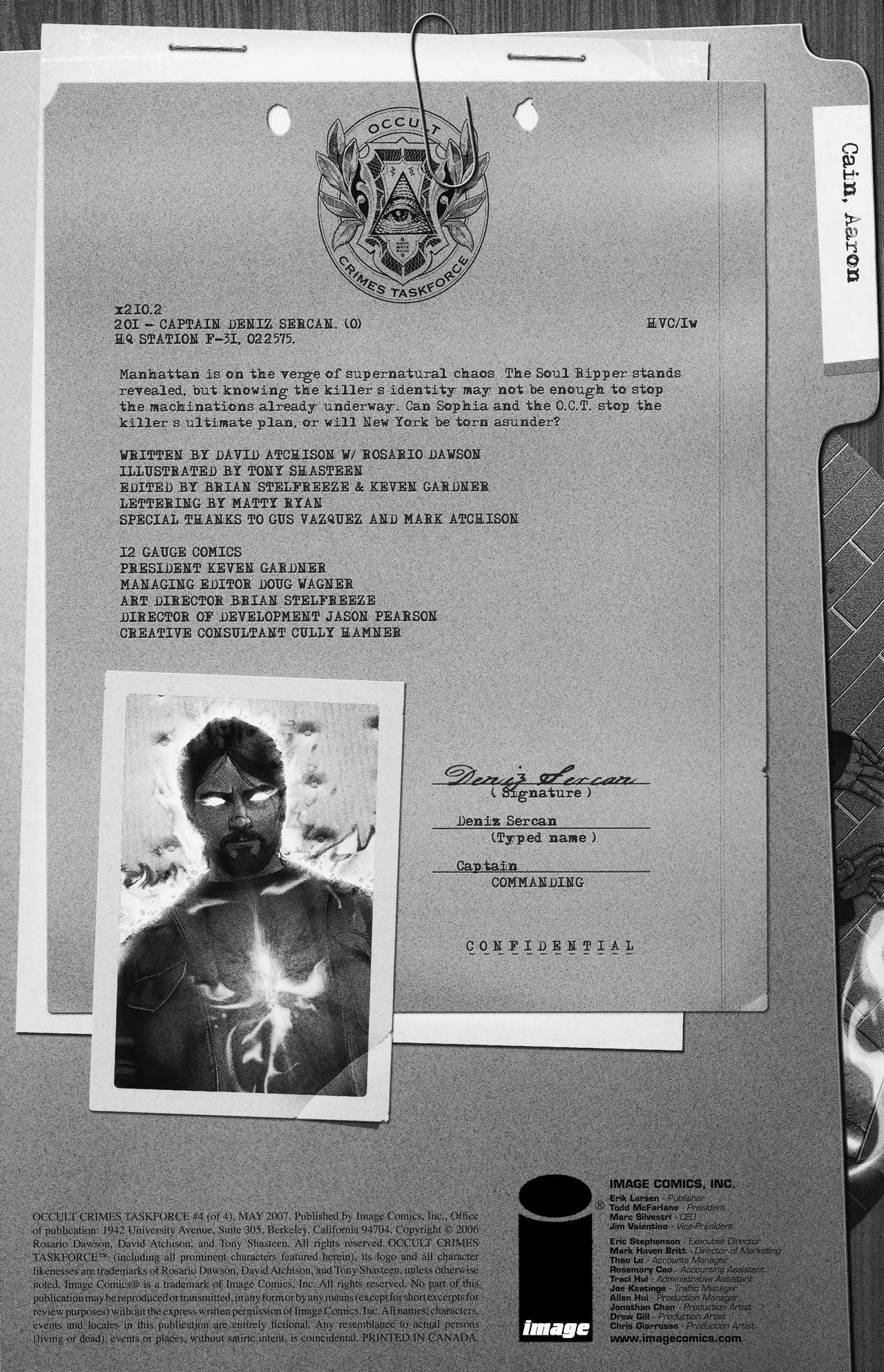 Read online O.C.T.: Occult Crimes Taskforce comic -  Issue #4 - 2