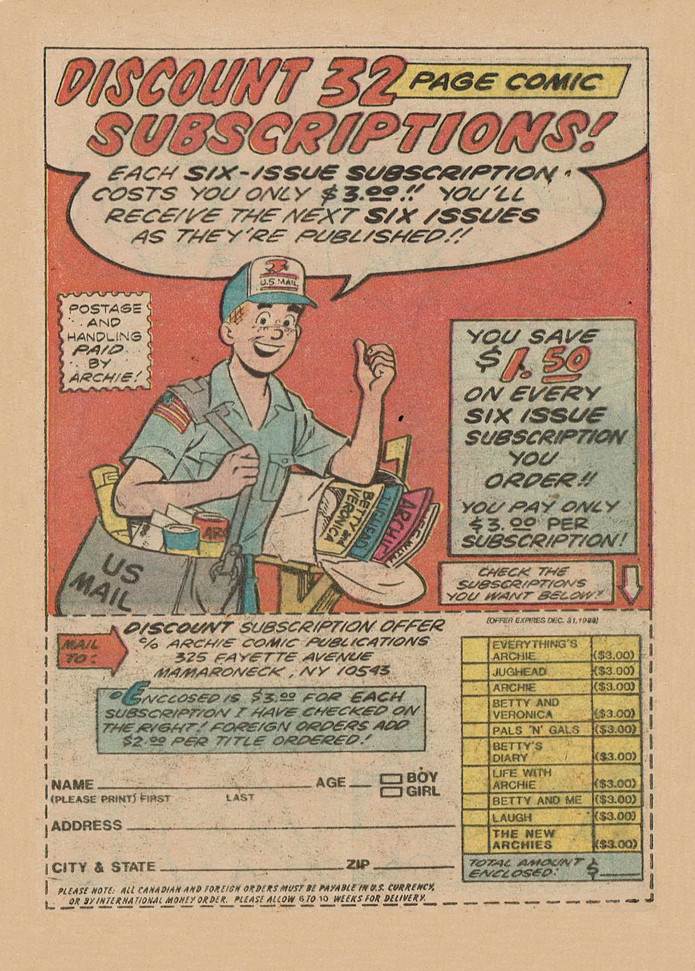 Read online Archie Annual Digest Magazine comic -  Issue #53 - 121