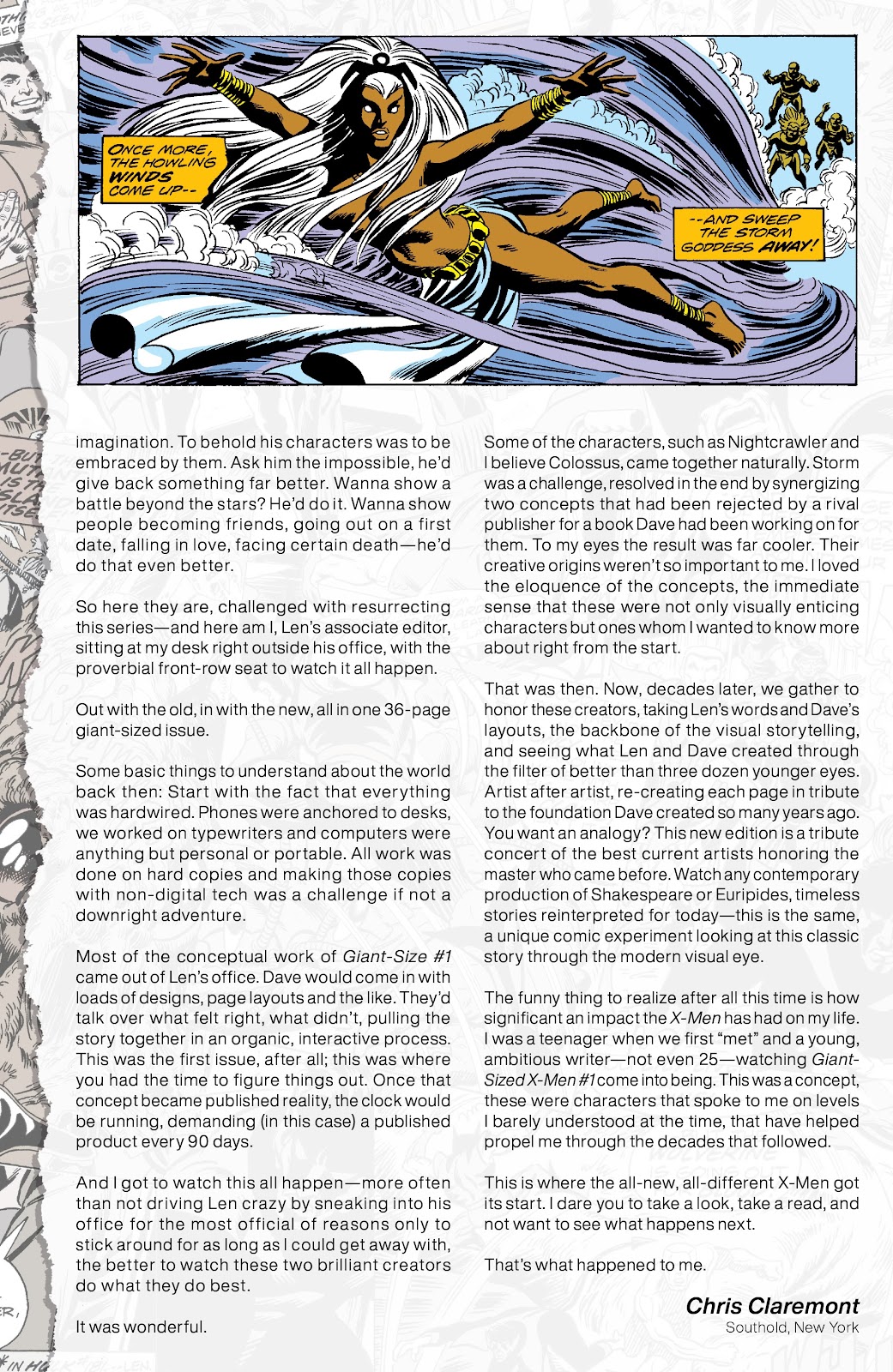 <{ $series->title }} issue Tribute to Wein & Cockrum - Page 43