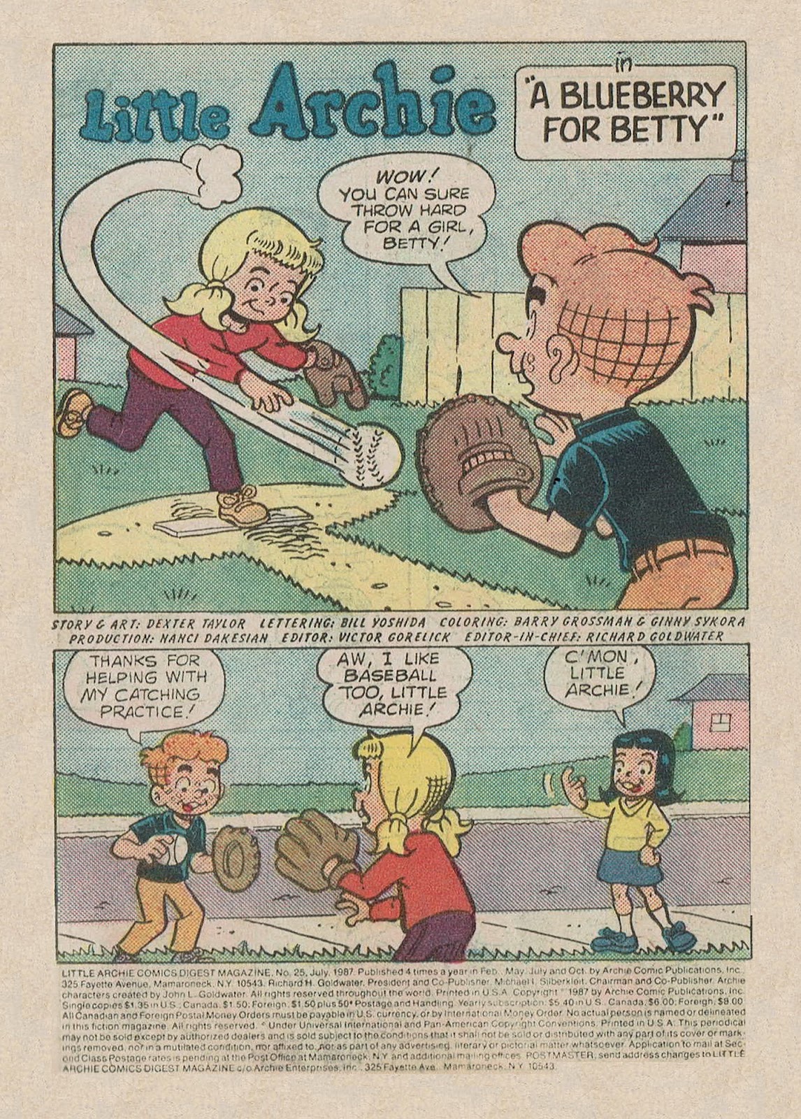 Little Archie Comics Digest Magazine issue 25 - Page 3