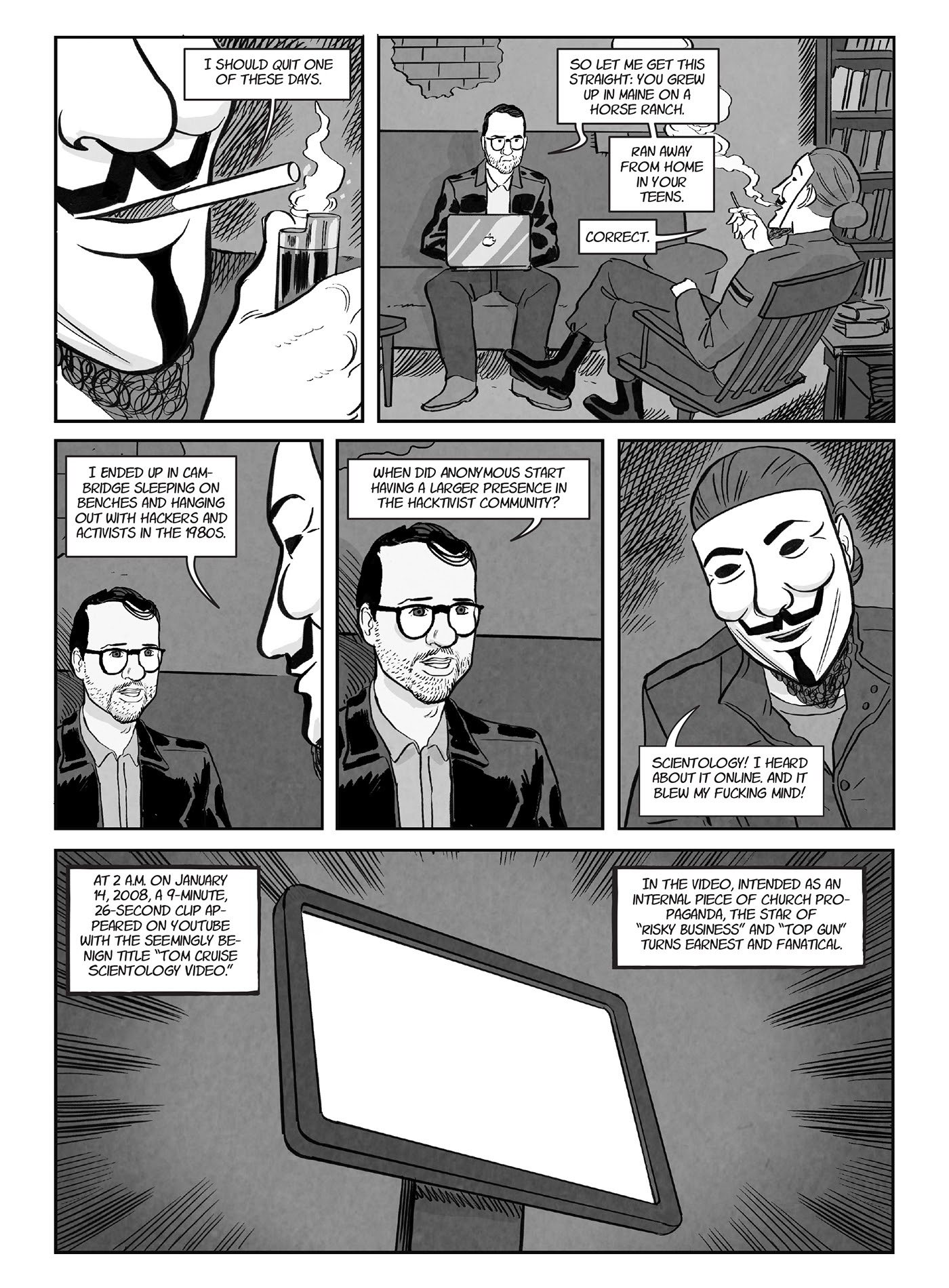 Read online A for Anonymous: How a Mysterious Hacker Collective Transformed the World comic -  Issue # TPB - 32