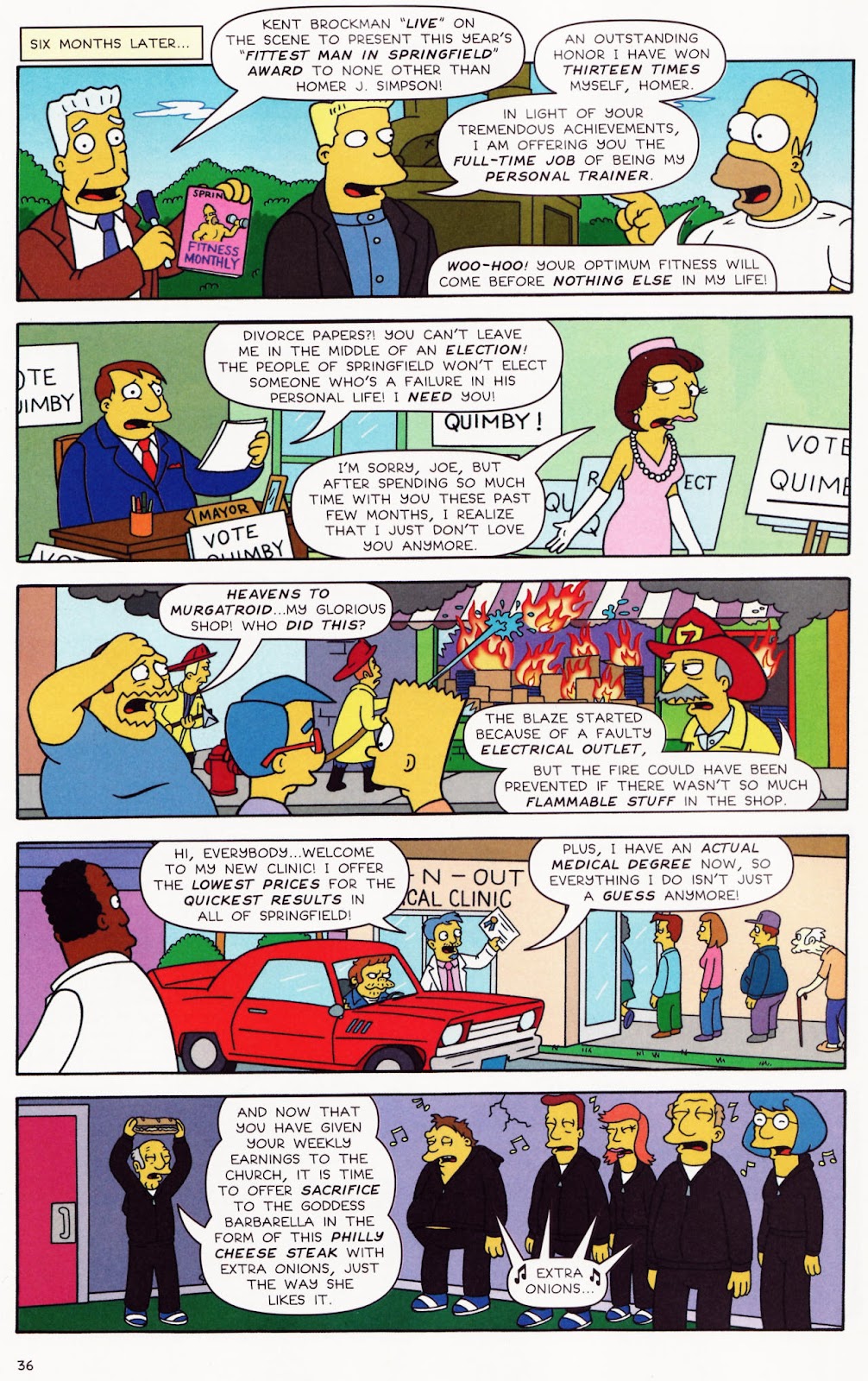Read online The Simpsons Winter Wingding comic -  Issue #2 - 37