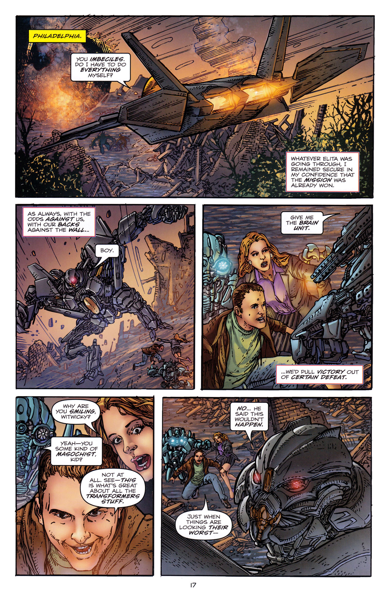 Read online Transformers: Dark of the Moon Rising Storm comic -  Issue #3 - 18