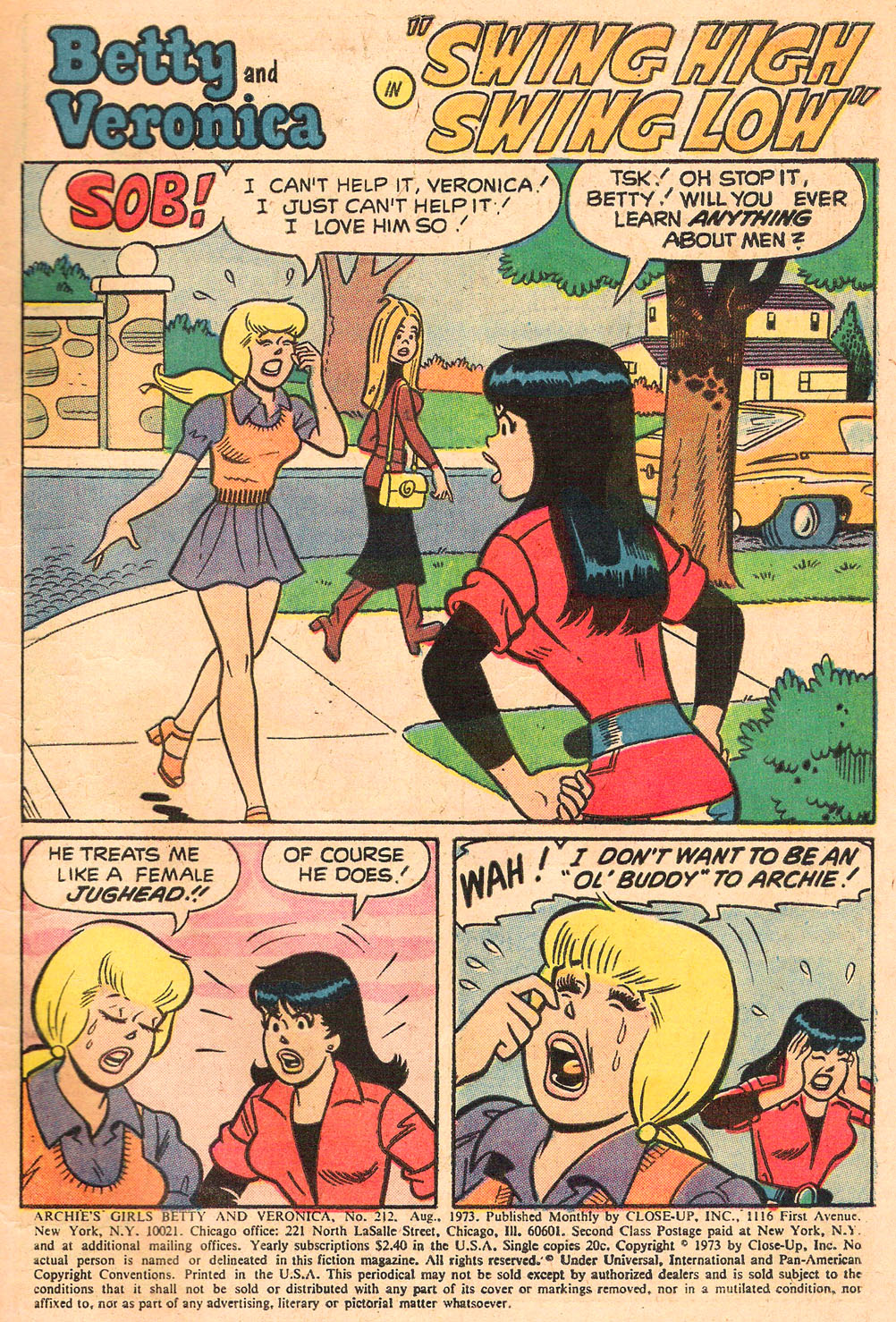 Read online Archie's Girls Betty and Veronica comic -  Issue #212 - 3
