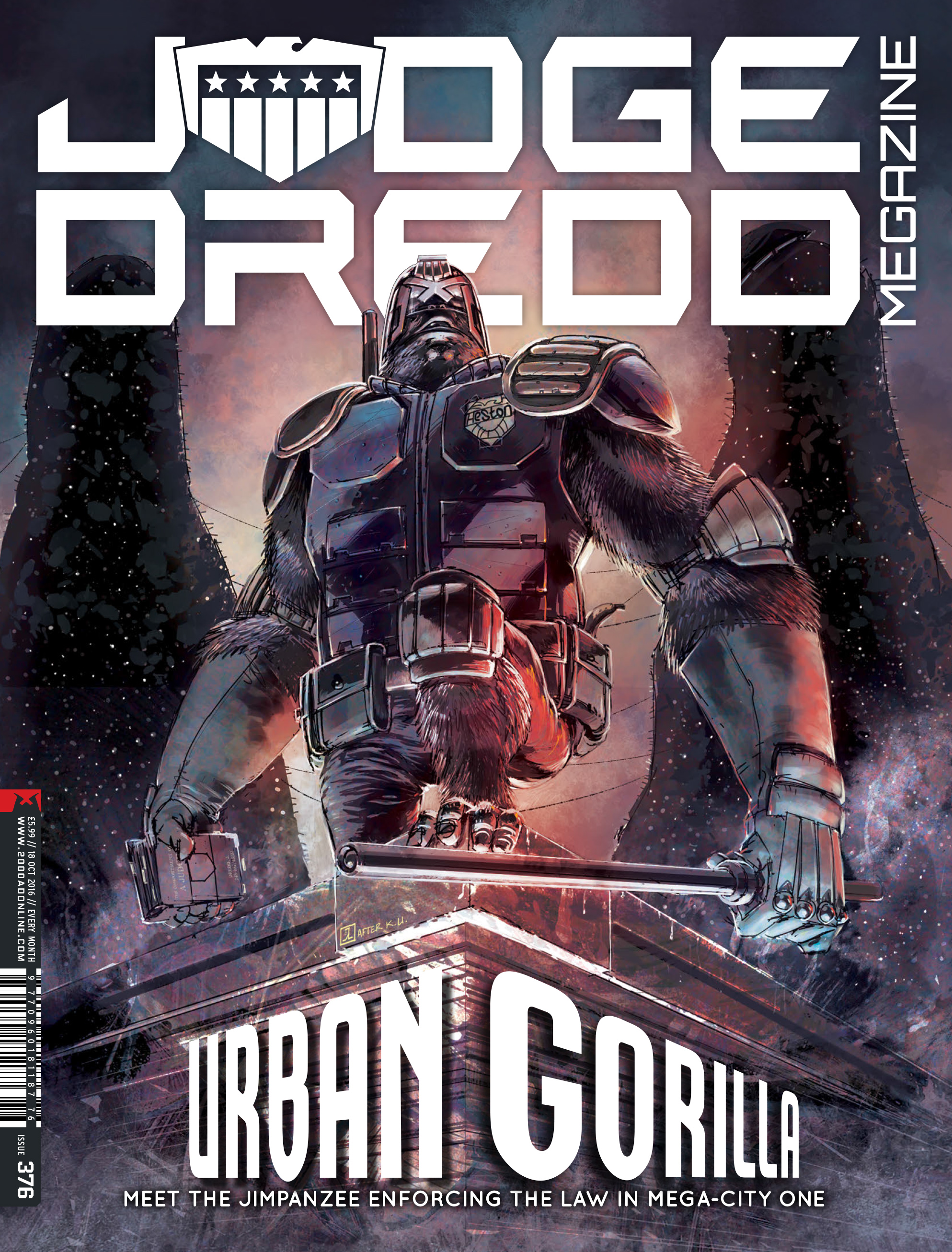 Read online Judge Dredd Megazine (Vol. 5) comic -  Issue #376 - 1
