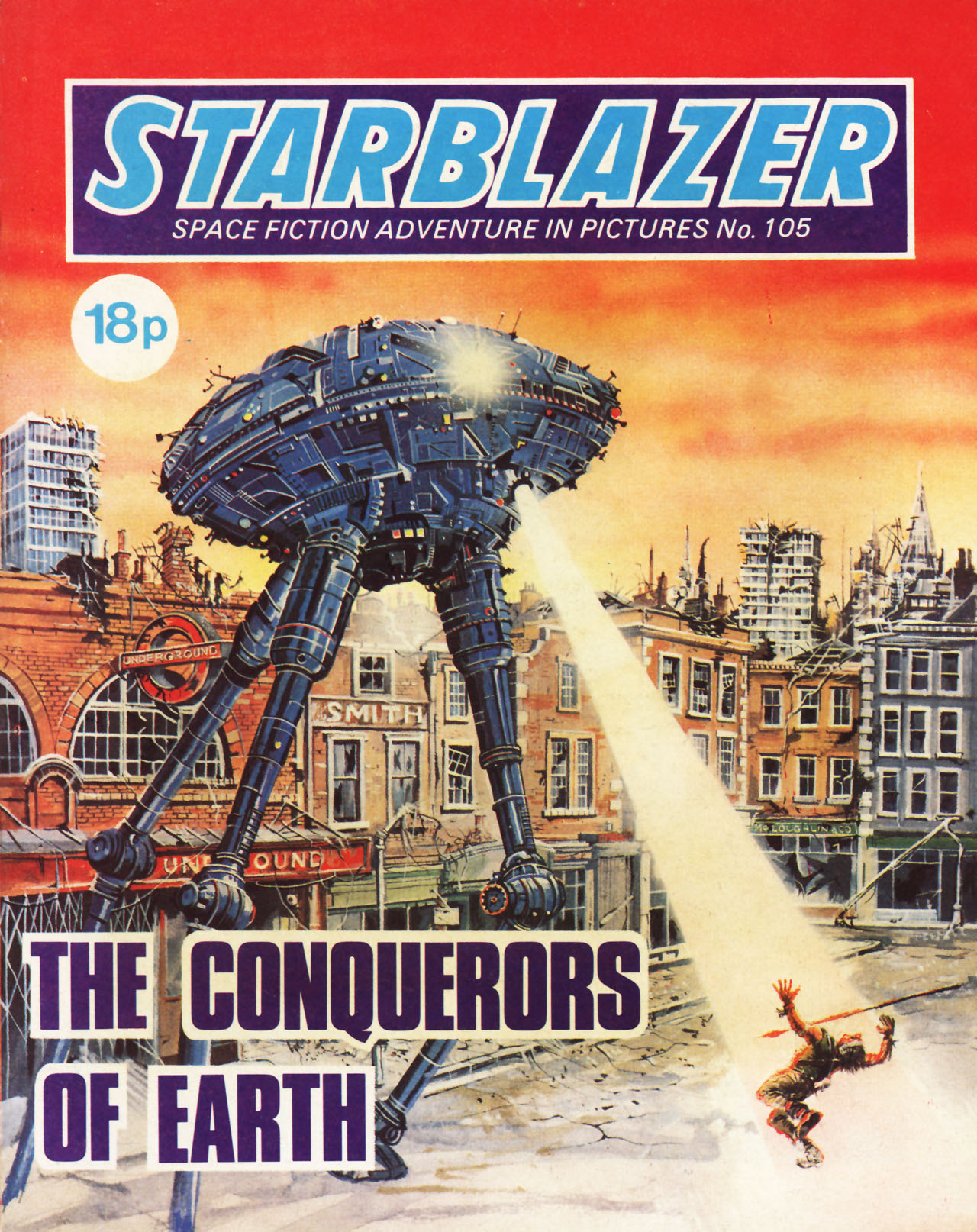 Read online Starblazer comic -  Issue #105 - 1