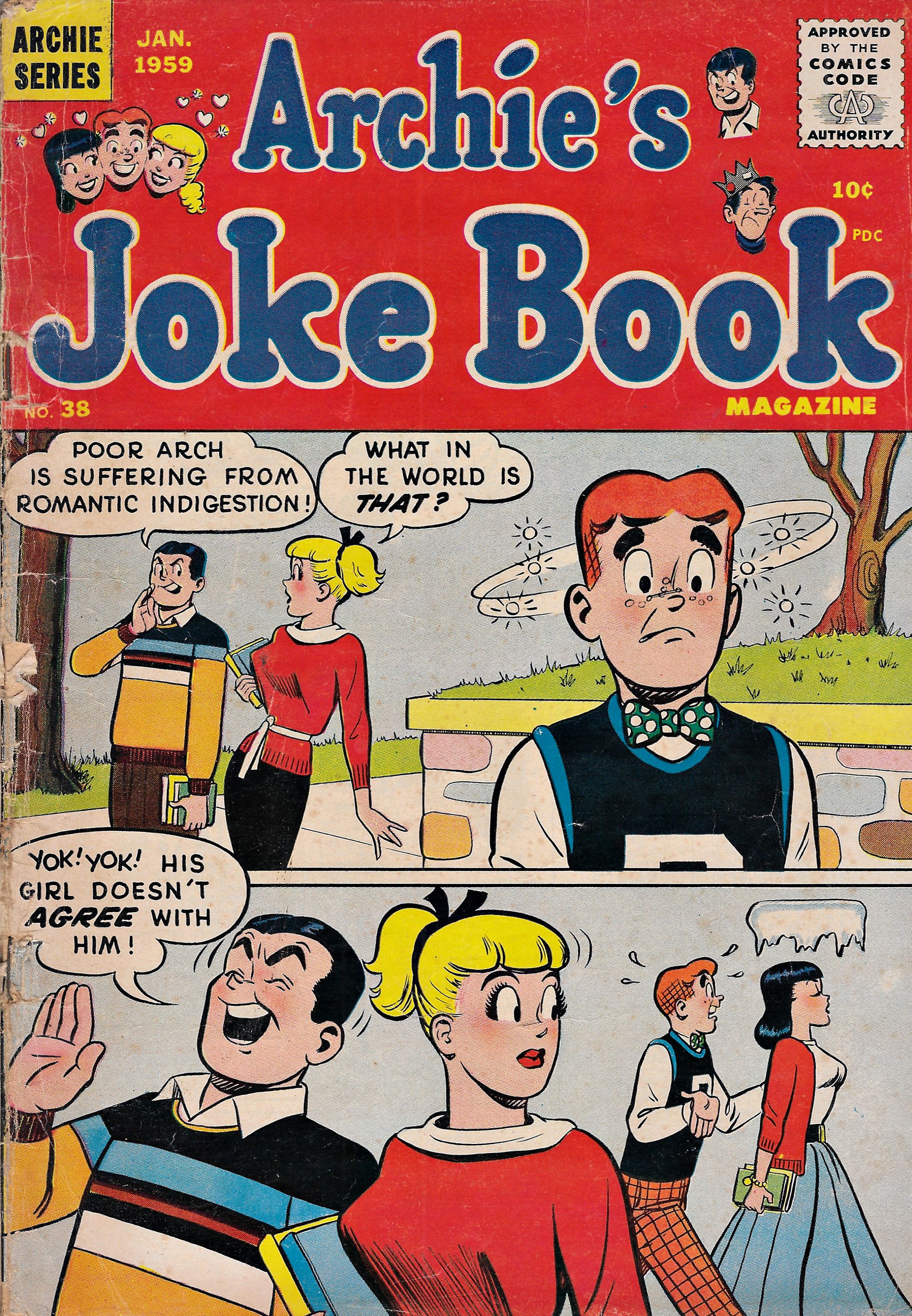 Read online Archie's Joke Book Magazine comic -  Issue #38 - 1
