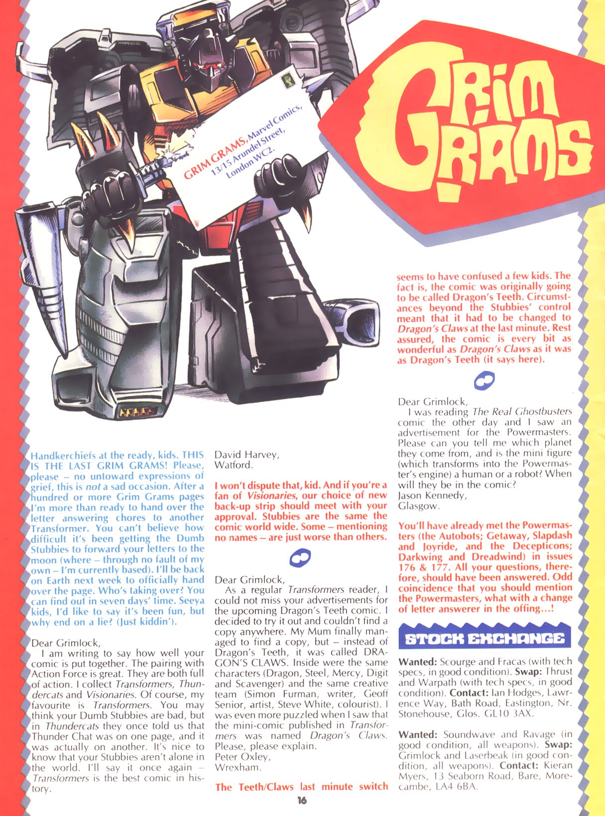 Read online The Transformers (UK) comic -  Issue #182 - 14