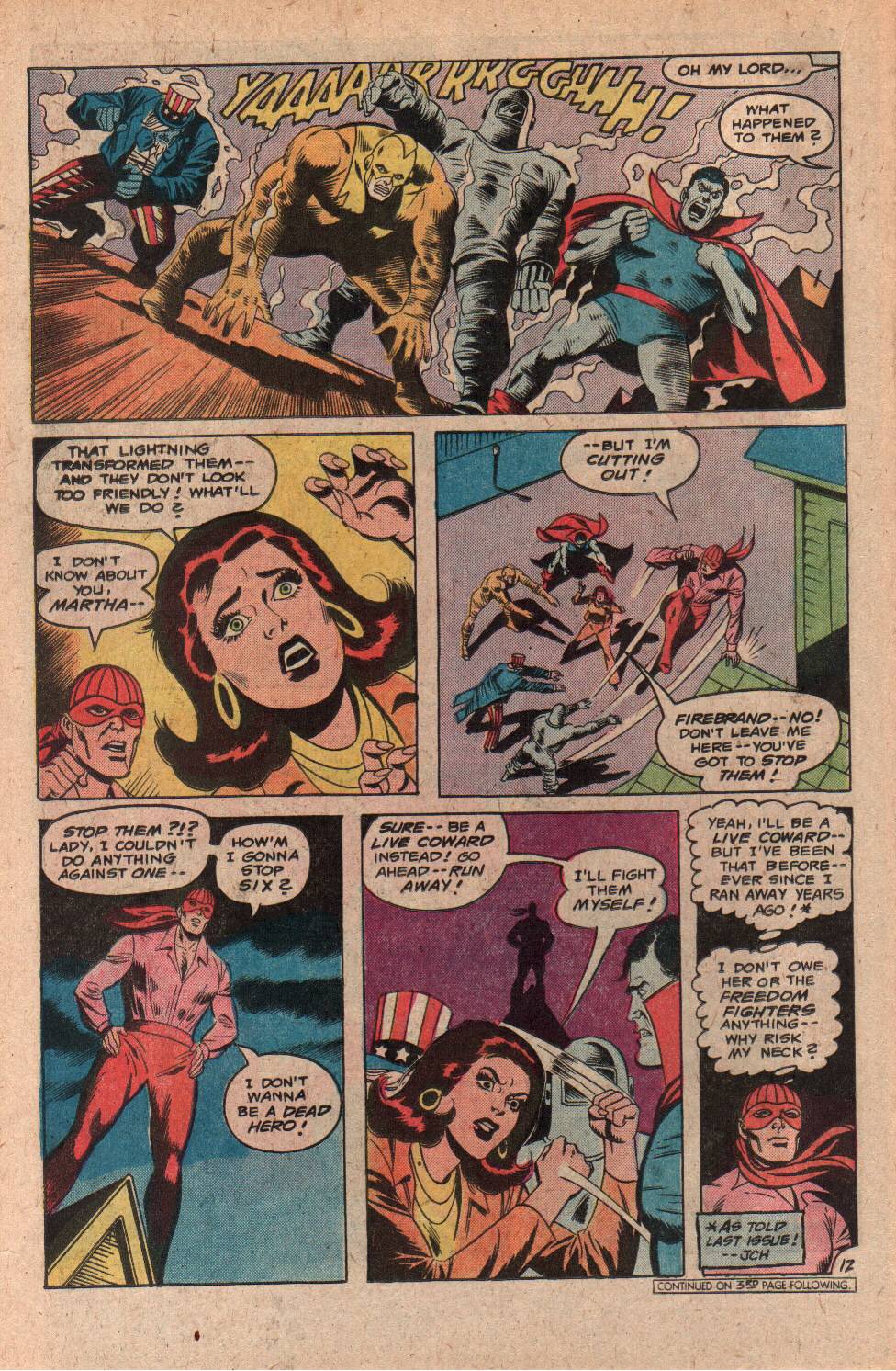 Read online Freedom Fighters (1976) comic -  Issue #13 - 22