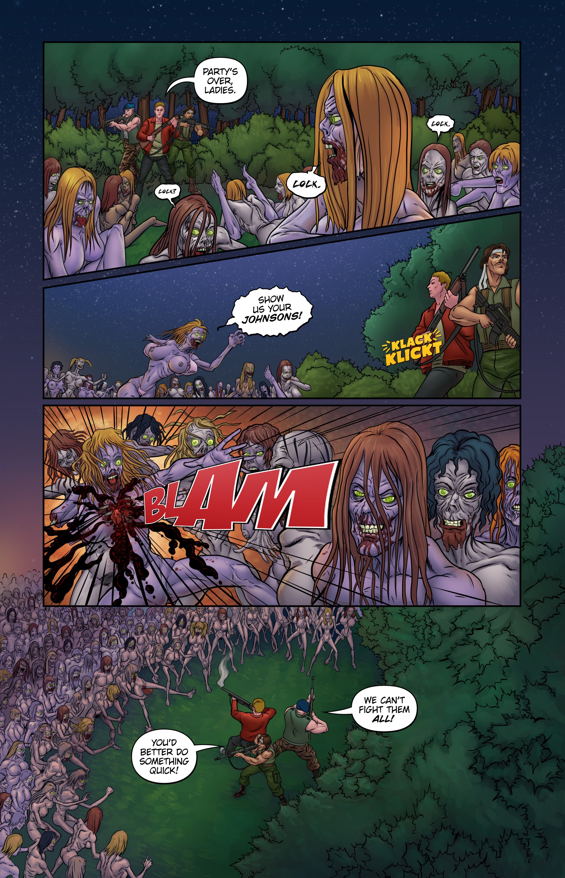 Read online Lesbian Zombies from Outer Space comic -  Issue #7 - 5