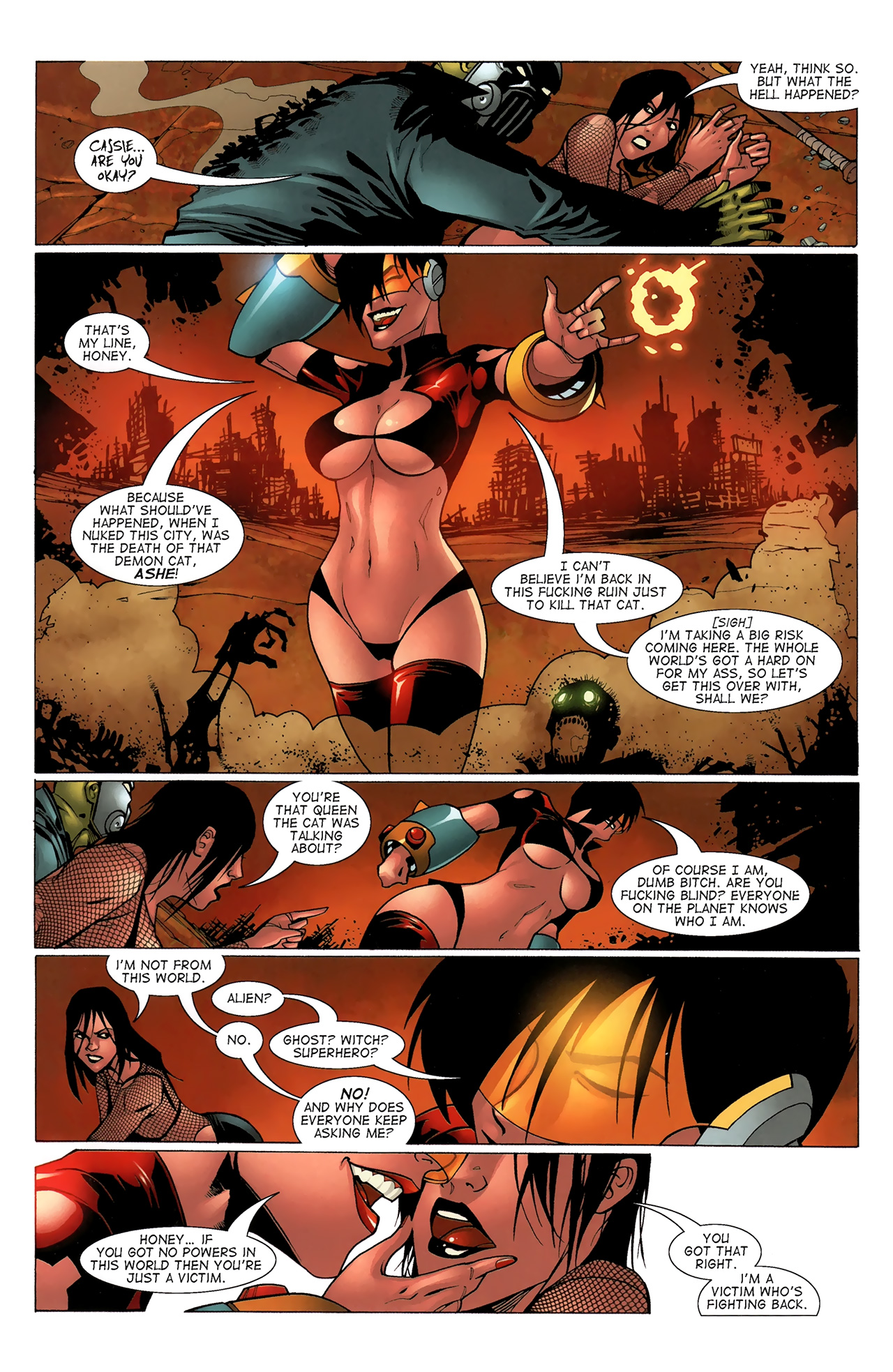 Read online Bomb Queen vs. Hack/Slash comic -  Issue # Full - 10
