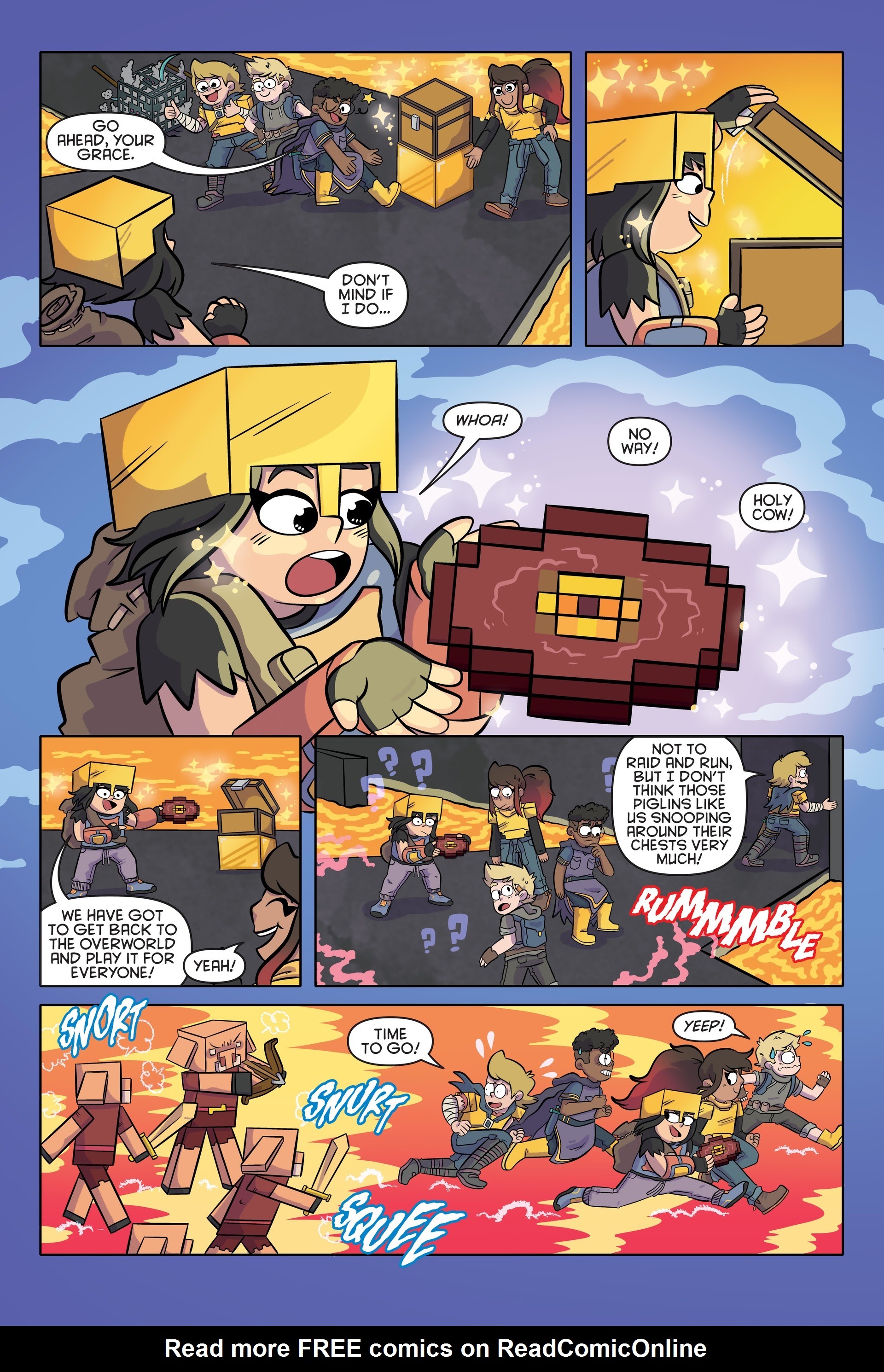 Read online Minecraft comic -  Issue # TPB 3 - 76