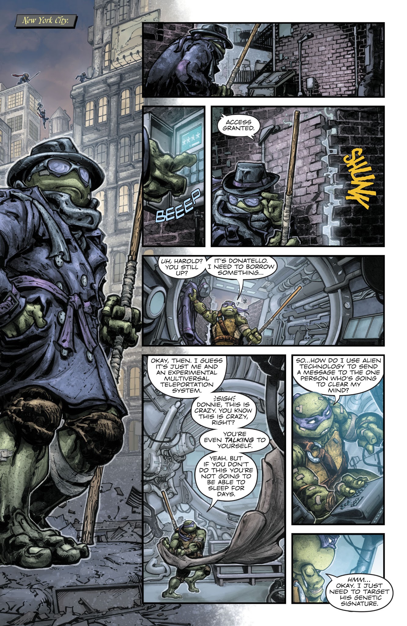 Read online Batman/Teenage Mutant Ninja Turtles II comic -  Issue #1 - 17