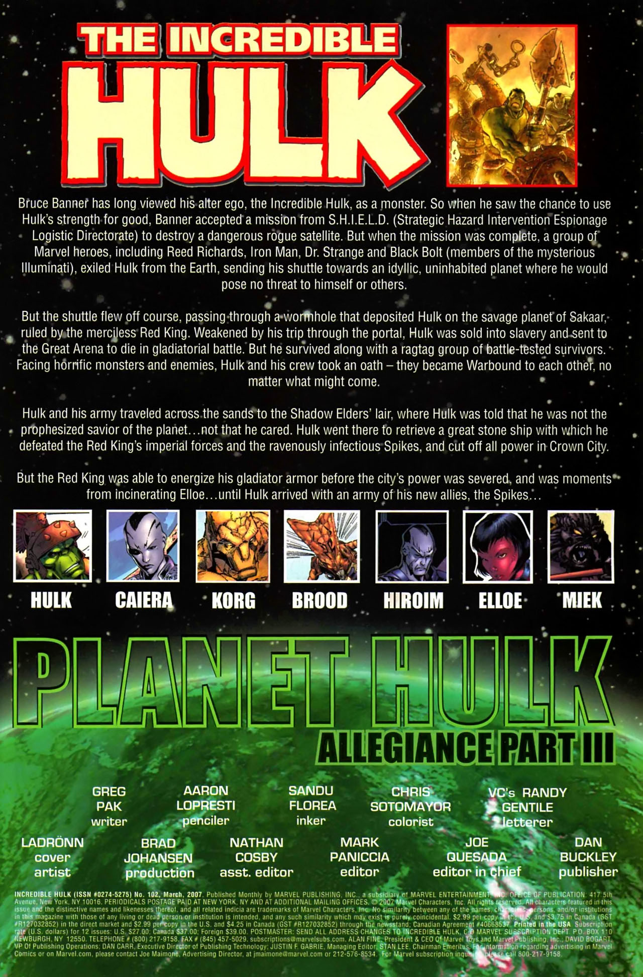 Read online The Incredible Hulk (2000) comic -  Issue #102 - 2