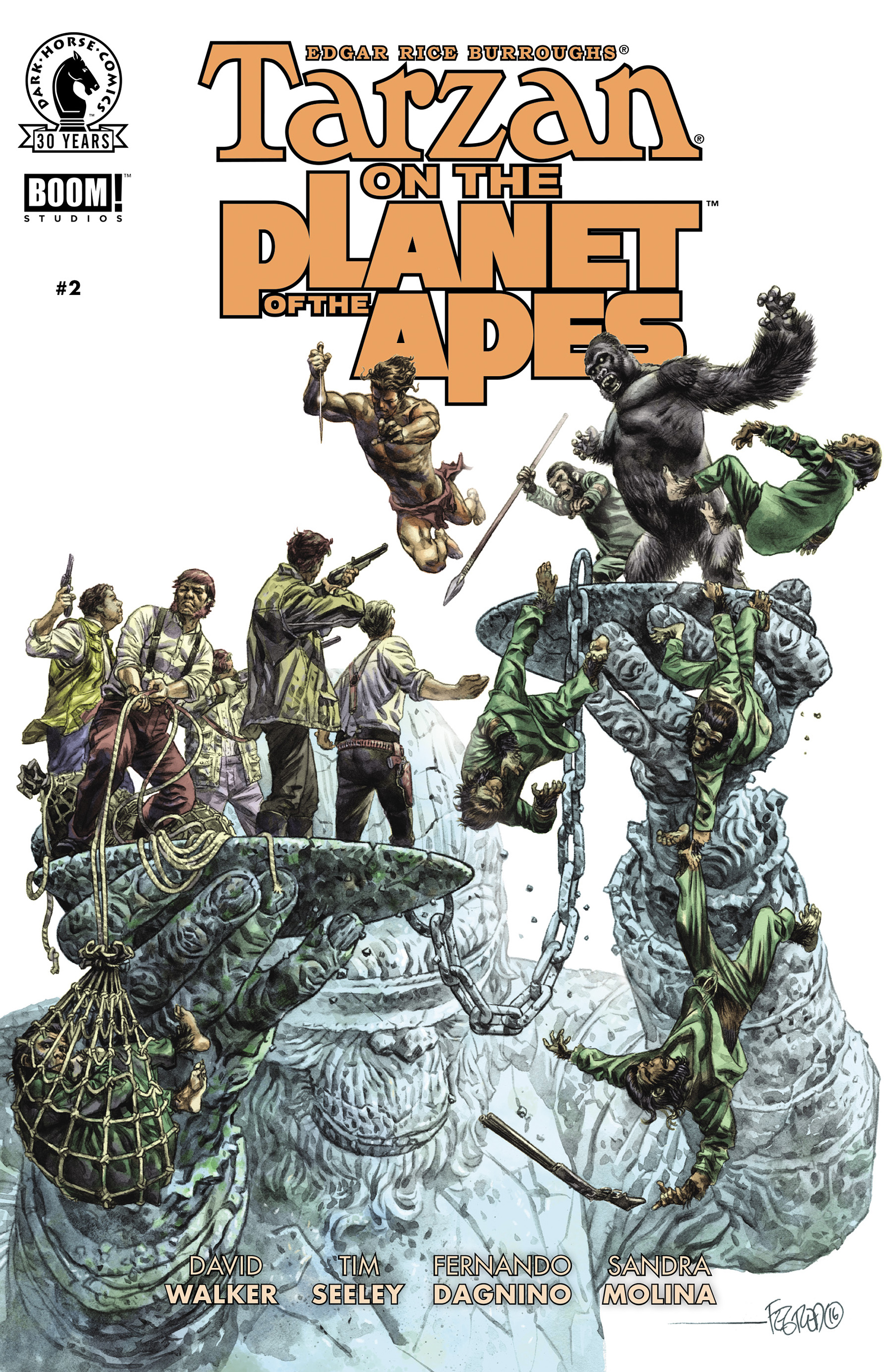 Read online Tarzan On the Planet of the Apes comic -  Issue #2 - 1
