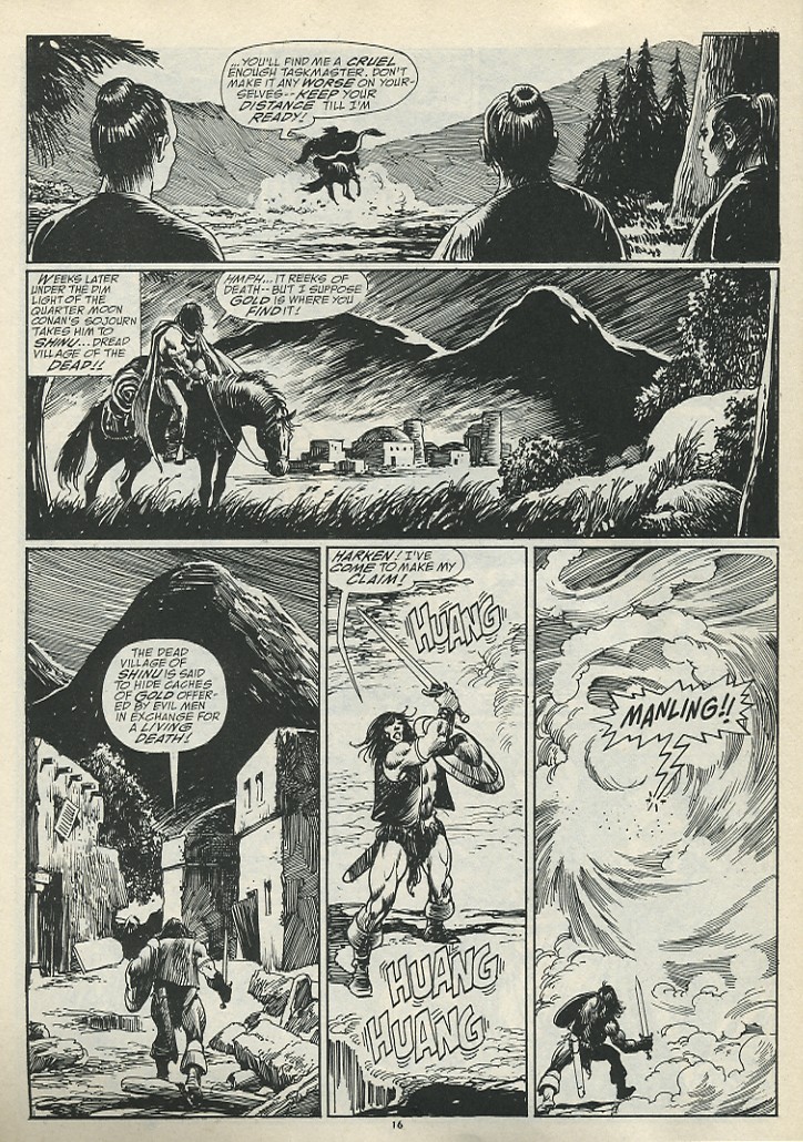 Read online The Savage Sword Of Conan comic -  Issue #184 - 18