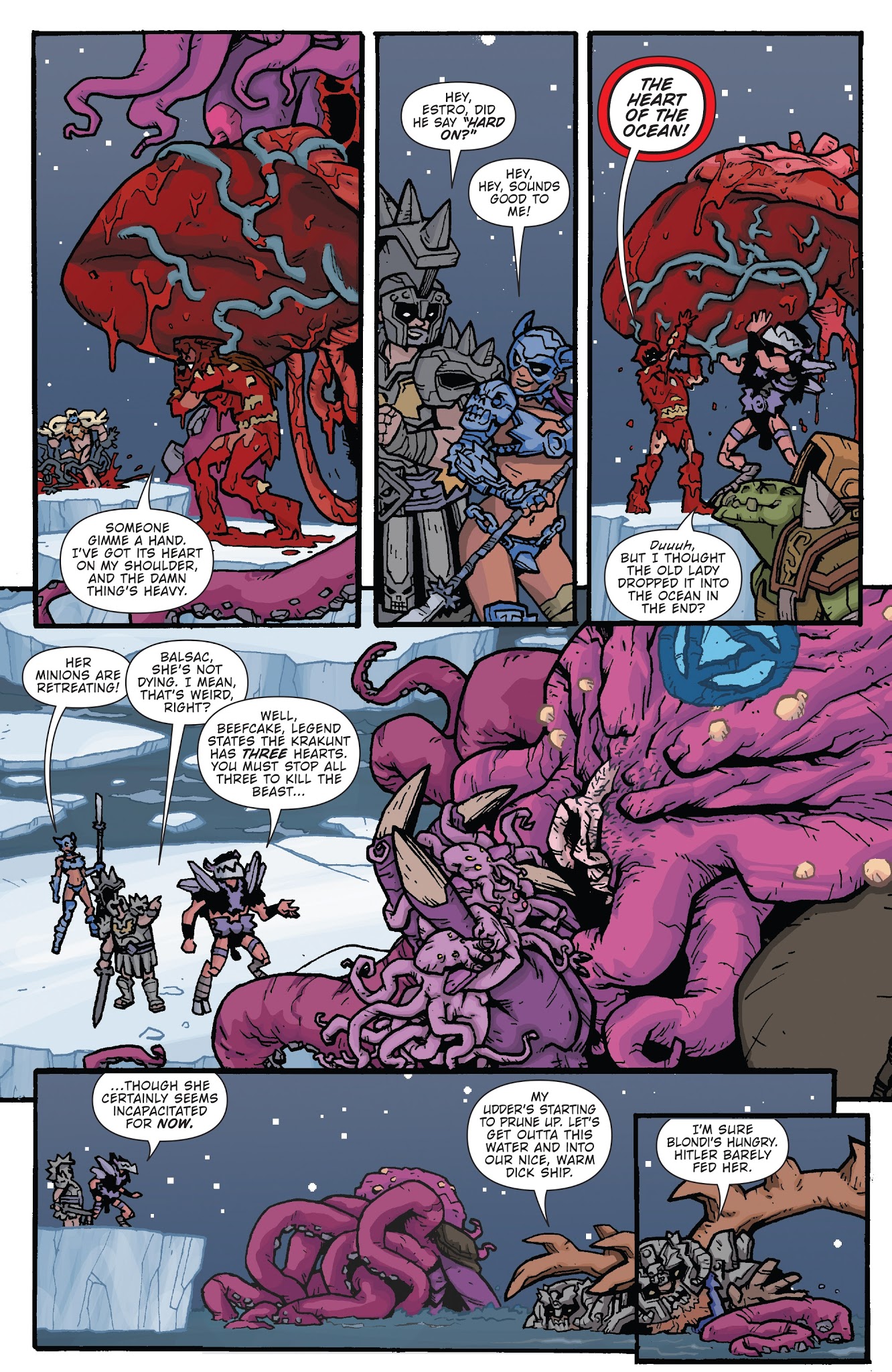 Read online Gwar: Orgasmageddon comic -  Issue #3 - 9