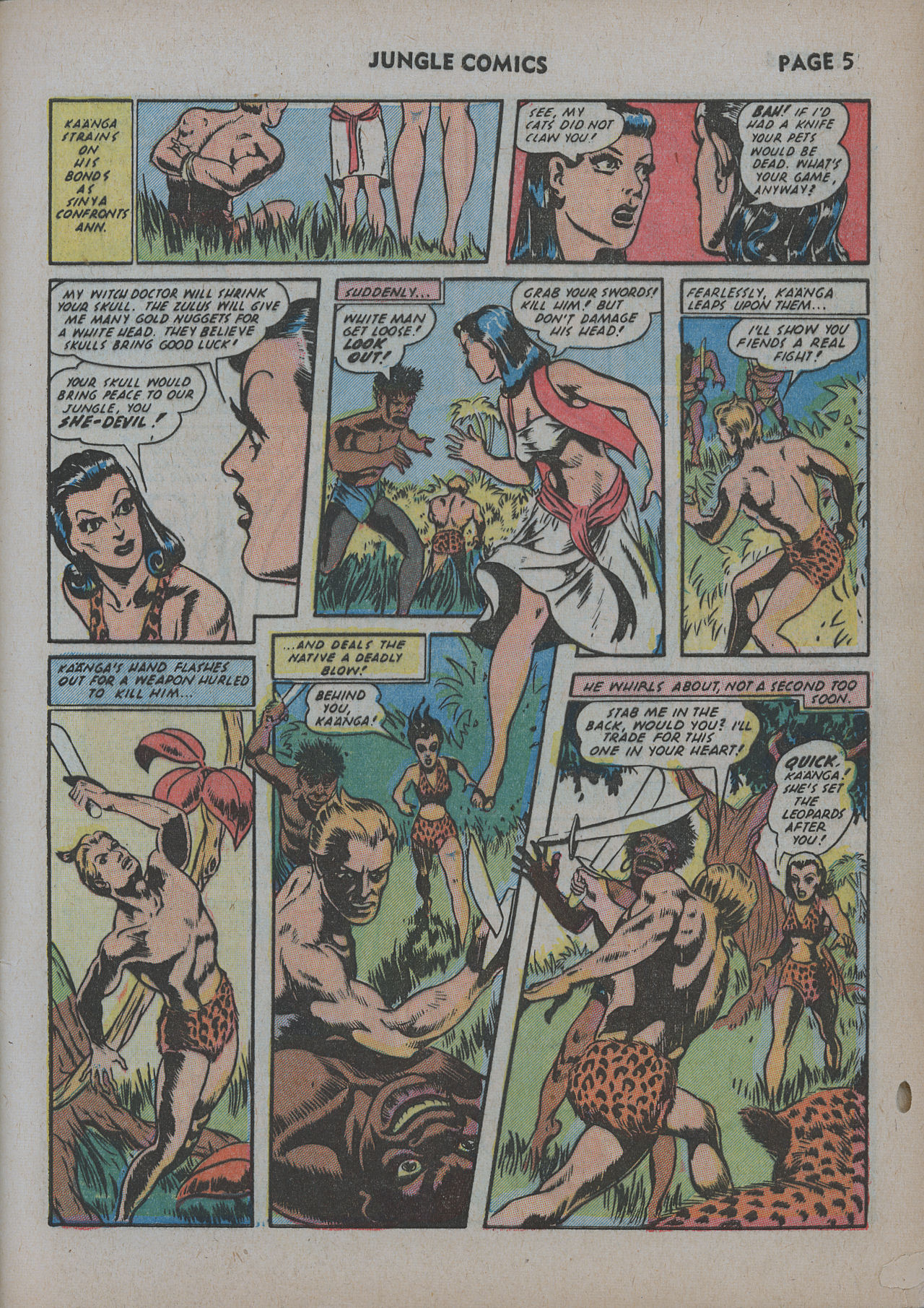 Read online Jungle Comics comic -  Issue #31 - 8