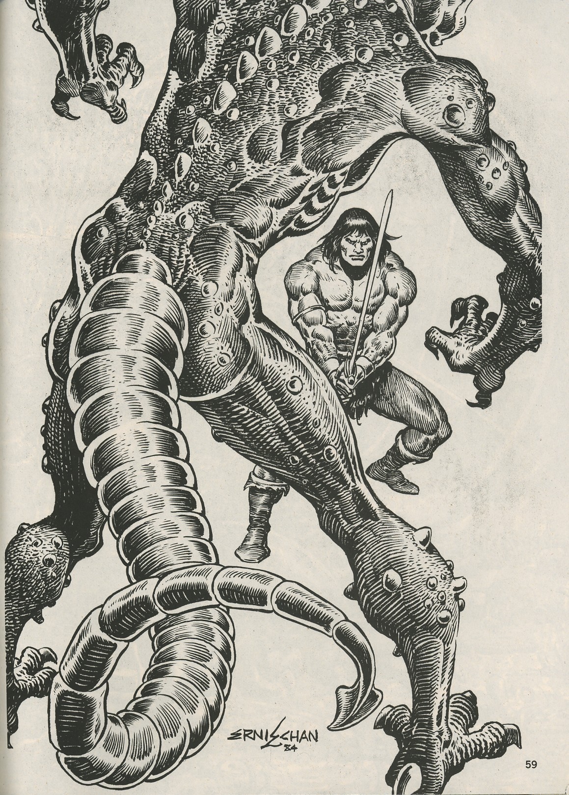 Read online The Savage Sword Of Conan comic -  Issue #125 - 59