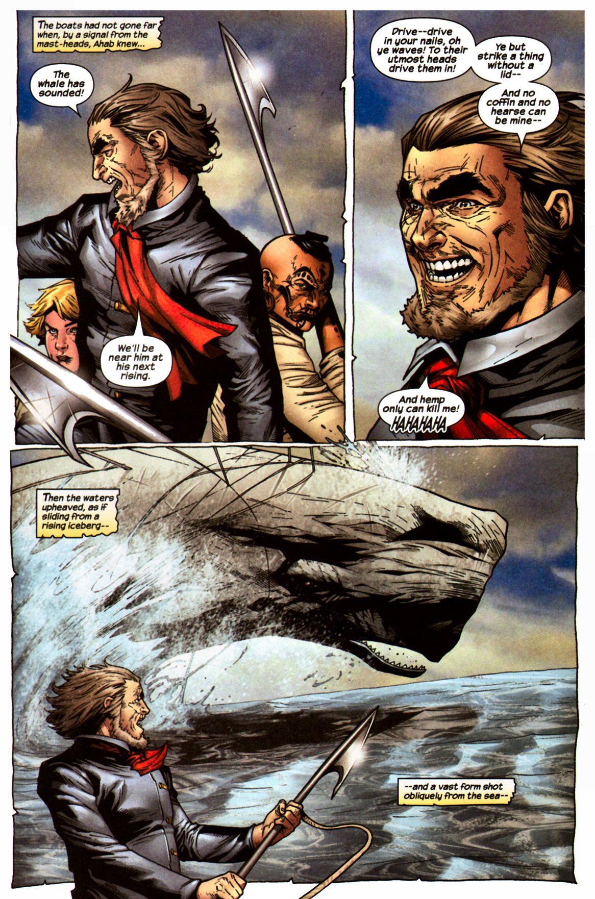 Read online Marvel Illustrated: Moby Dick comic -  Issue # TPB - 126