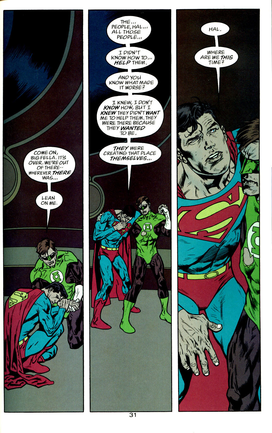 Read online Green Lantern/Superman: Legend of the Green Flame comic -  Issue # Full - 41