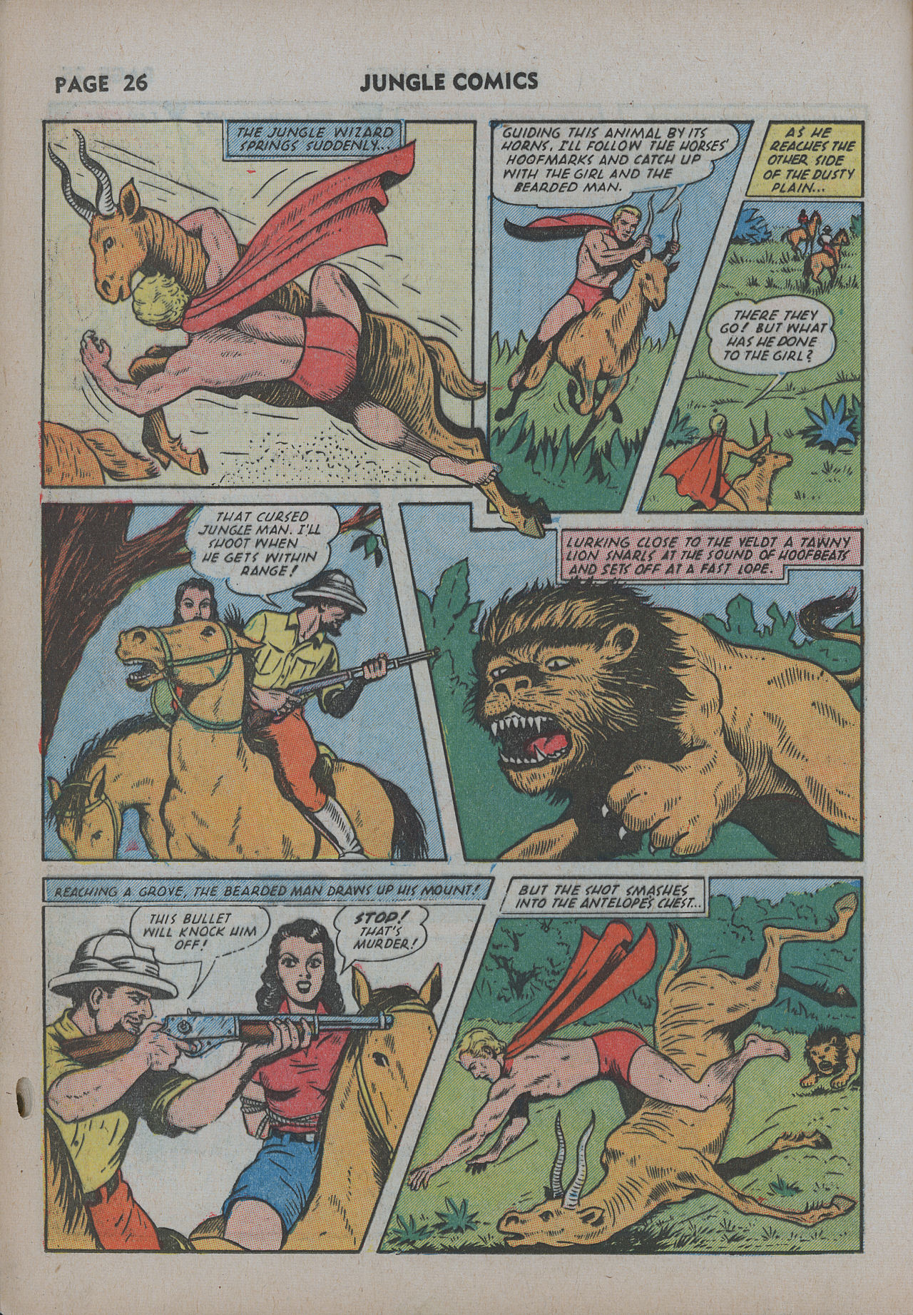 Read online Jungle Comics comic -  Issue #31 - 29