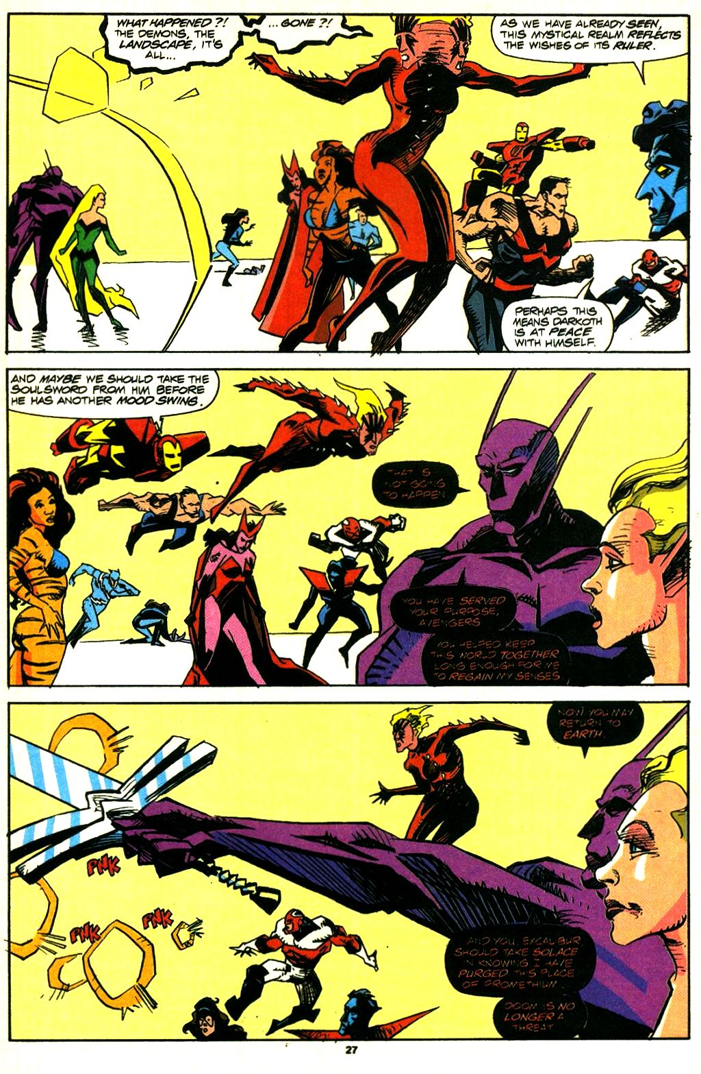 Read online Excalibur (1988) comic -  Issue #39 - 21