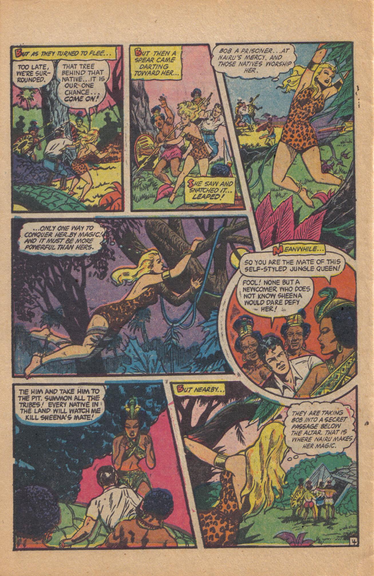 Read online Sheena, Queen of the Jungle (1942) comic -  Issue #18 - 32