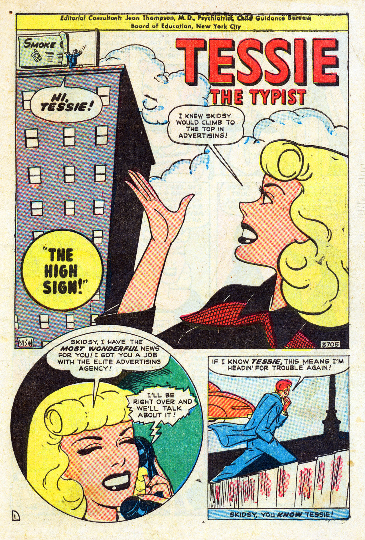 Read online Tessie the Typist comic -  Issue #19 - 3