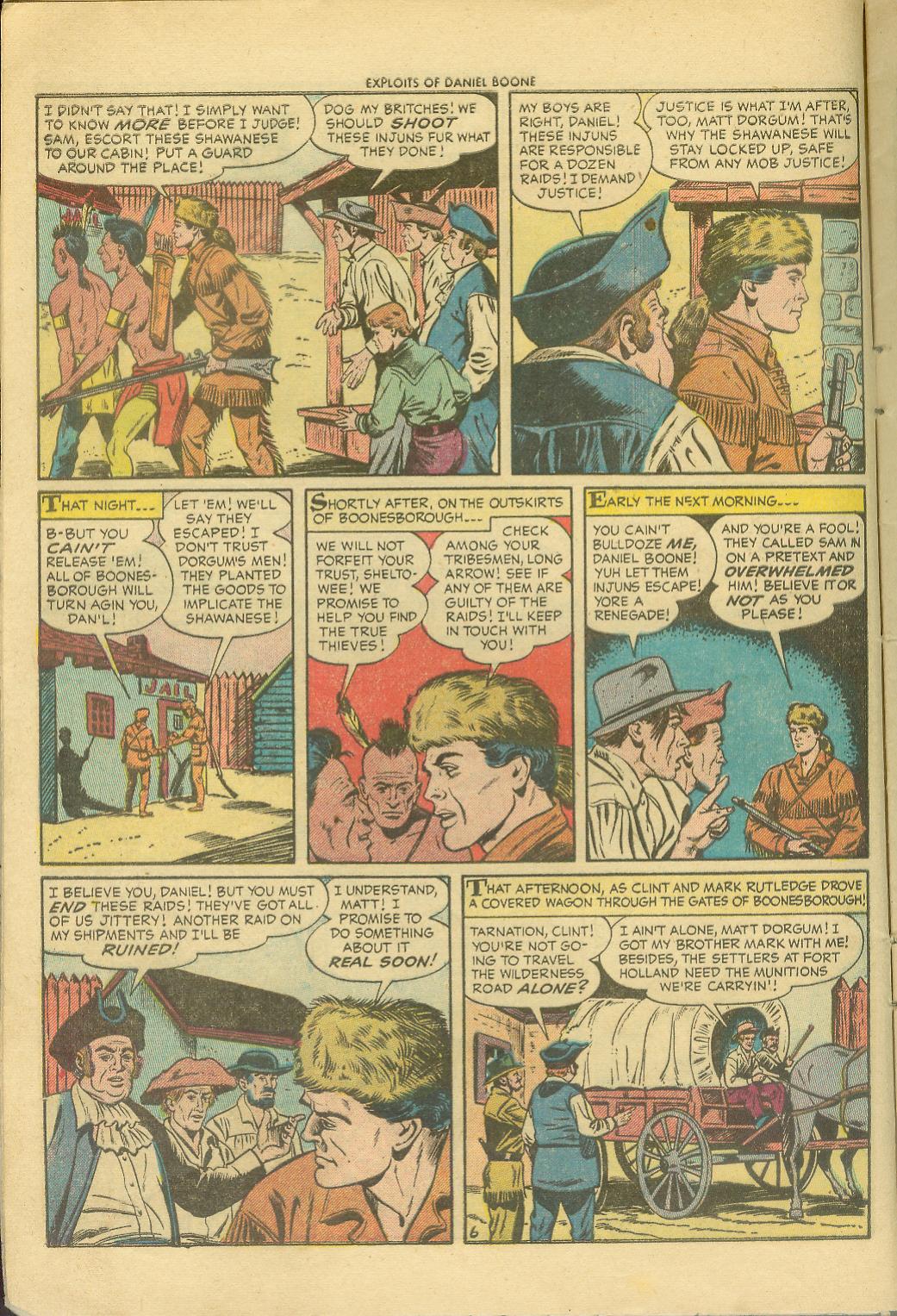 Read online Exploits of Daniel Boone comic -  Issue #6 - 8