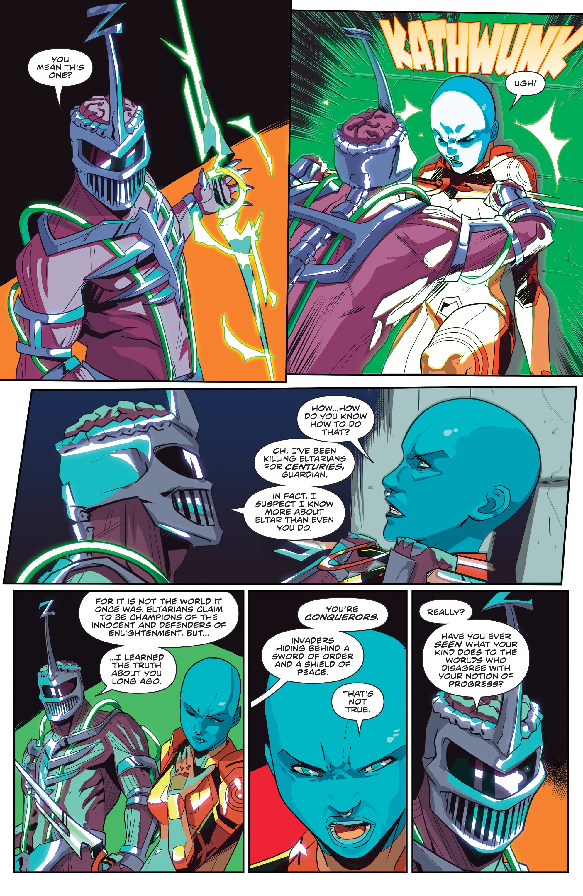 Read online Mighty Morphin comic -  Issue #9 - 23