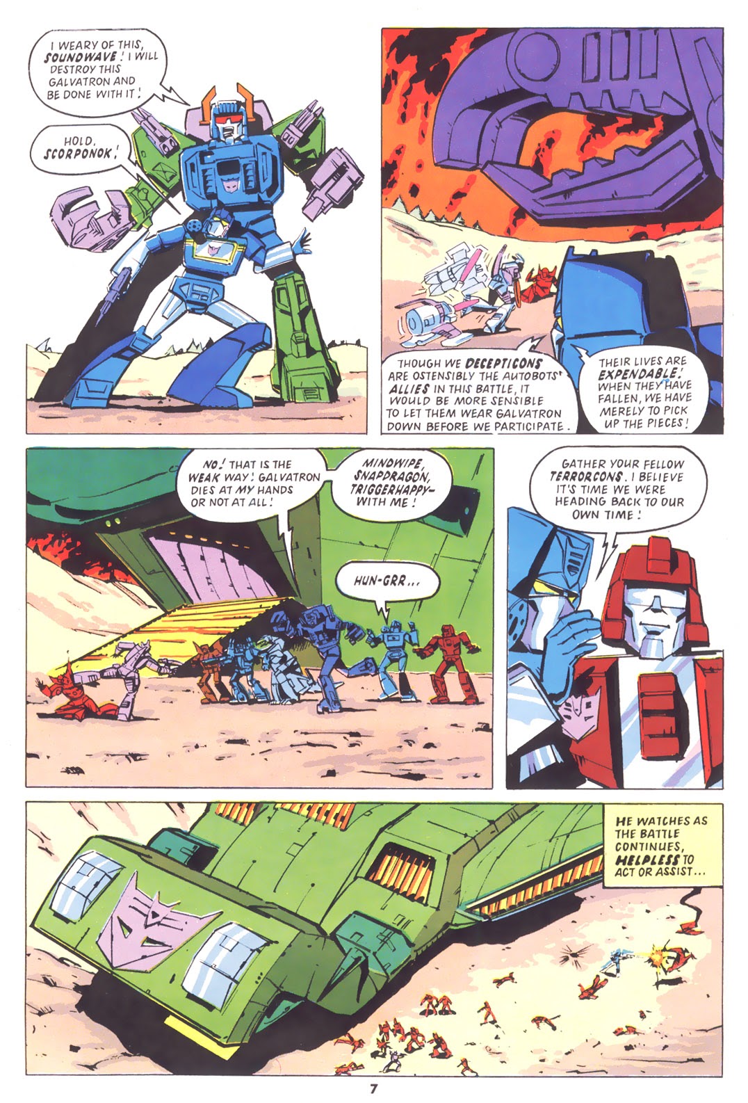 Read online The Transformers (UK) comic -  Issue #204 - 7