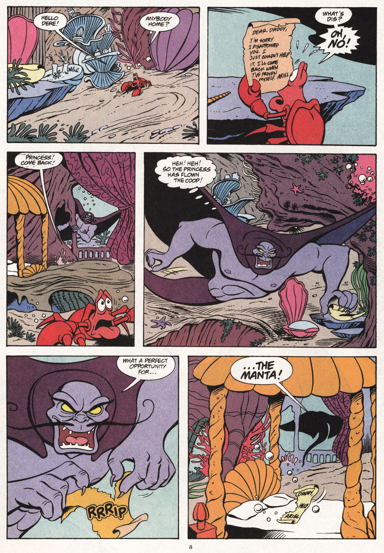 Read online Disney's The Little Mermaid comic -  Issue #1 - 10