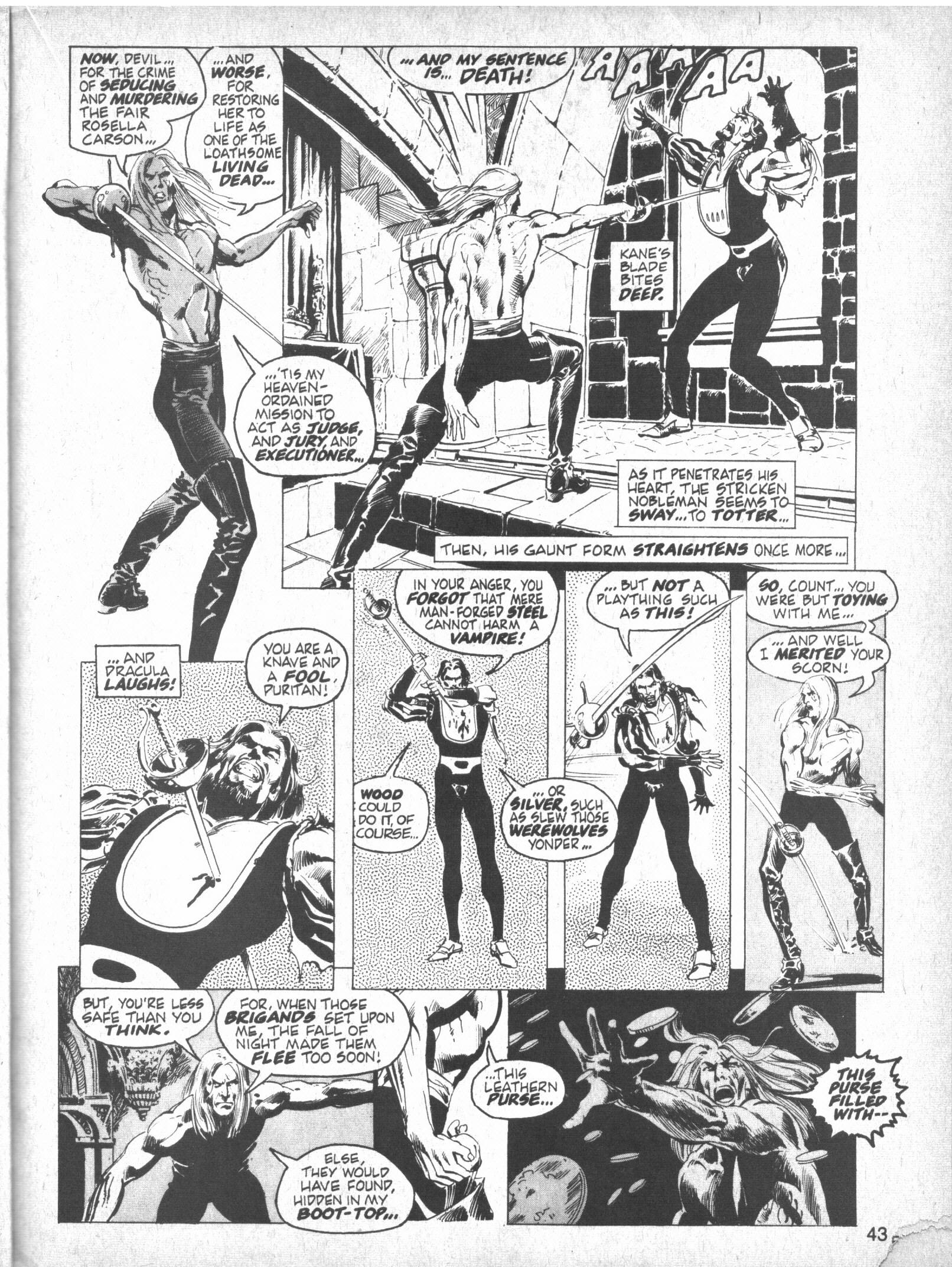 Read online Dracula Lives comic -  Issue #3 - 43