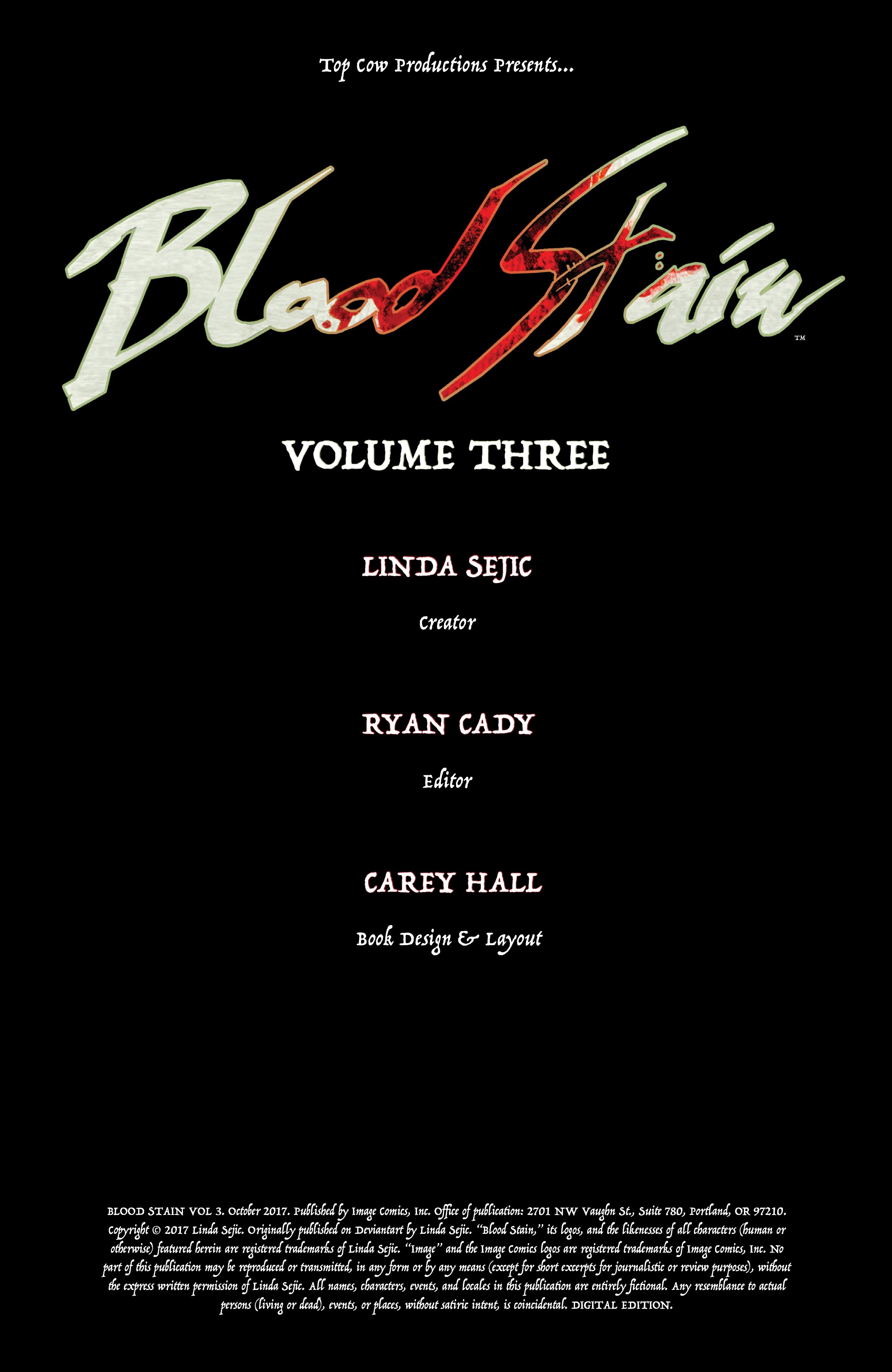 Read online Blood Stain comic -  Issue # TPB 3 - 5