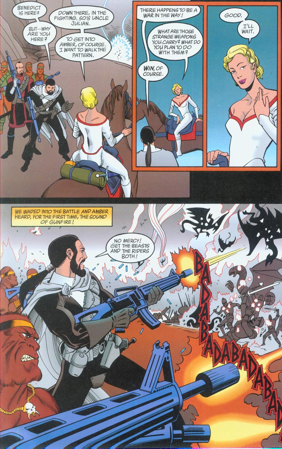 Read online Roger Zelazny's Amber: The Guns of Avalon comic -  Issue #3 - 42