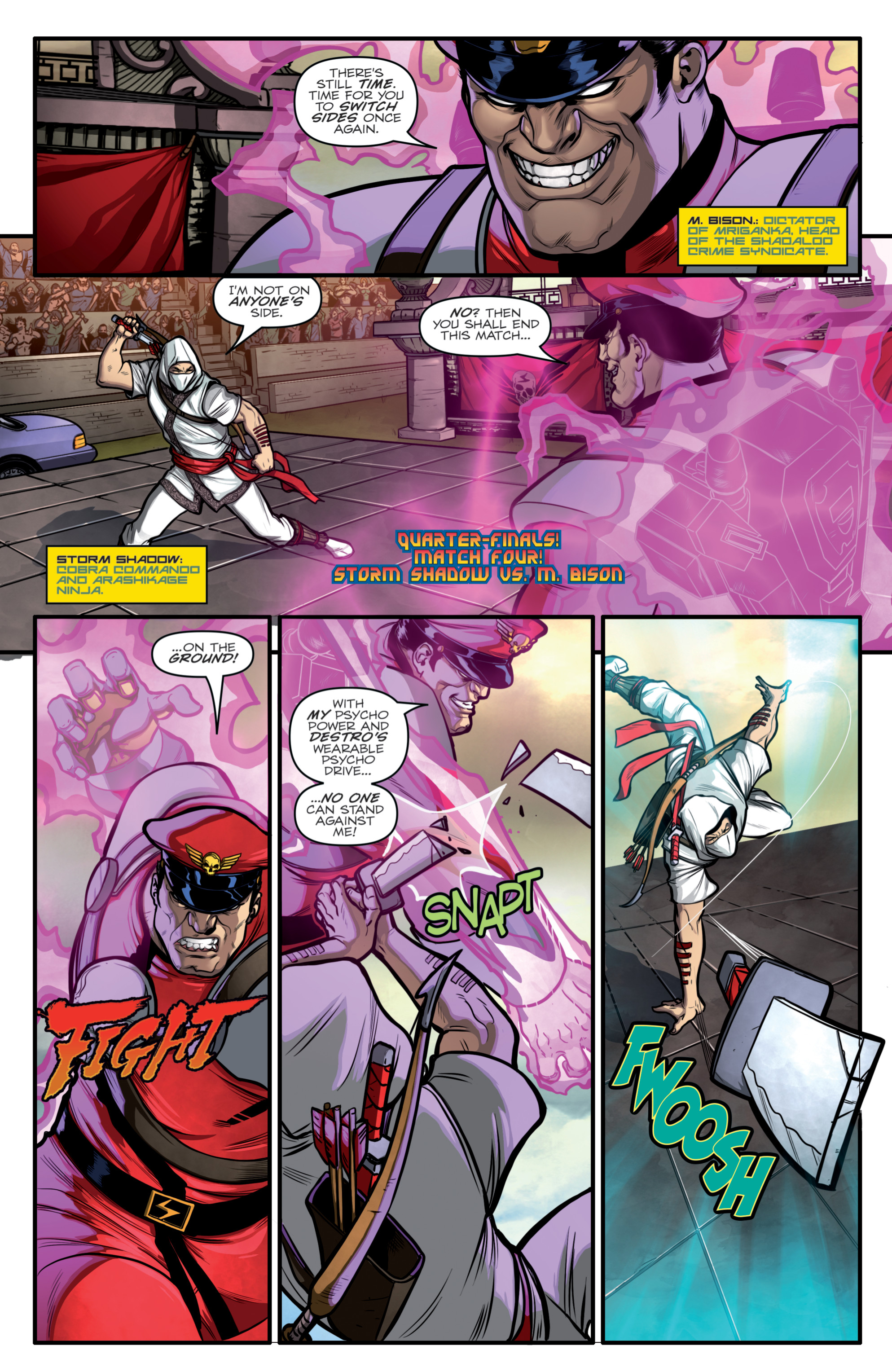 Read online Street Fighter X G.I. Joe comic -  Issue #3 - 18