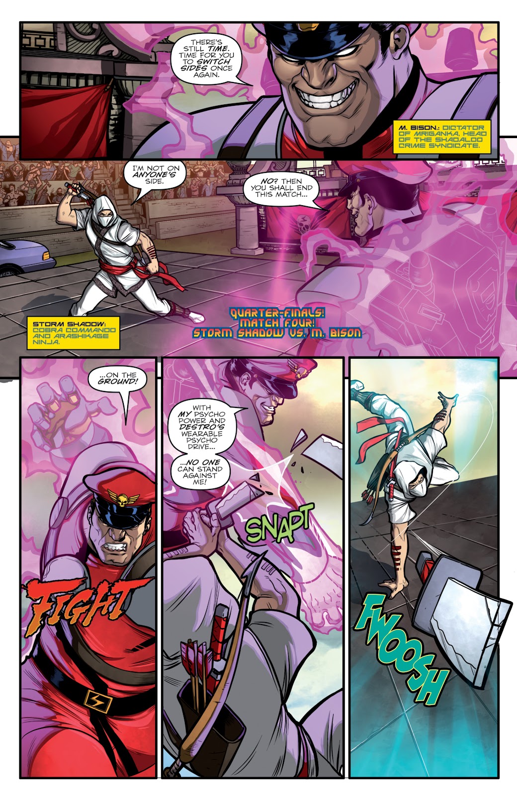 Street Fighter X G.I. Joe issue 3 - Page 18