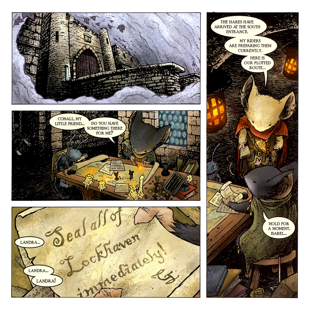 Read online Mouse Guard: Winter 1152 comic -  Issue #3 - 3