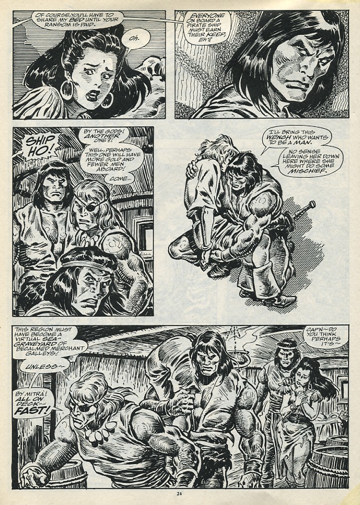 Read online The Savage Sword Of Conan comic -  Issue #196 - 26