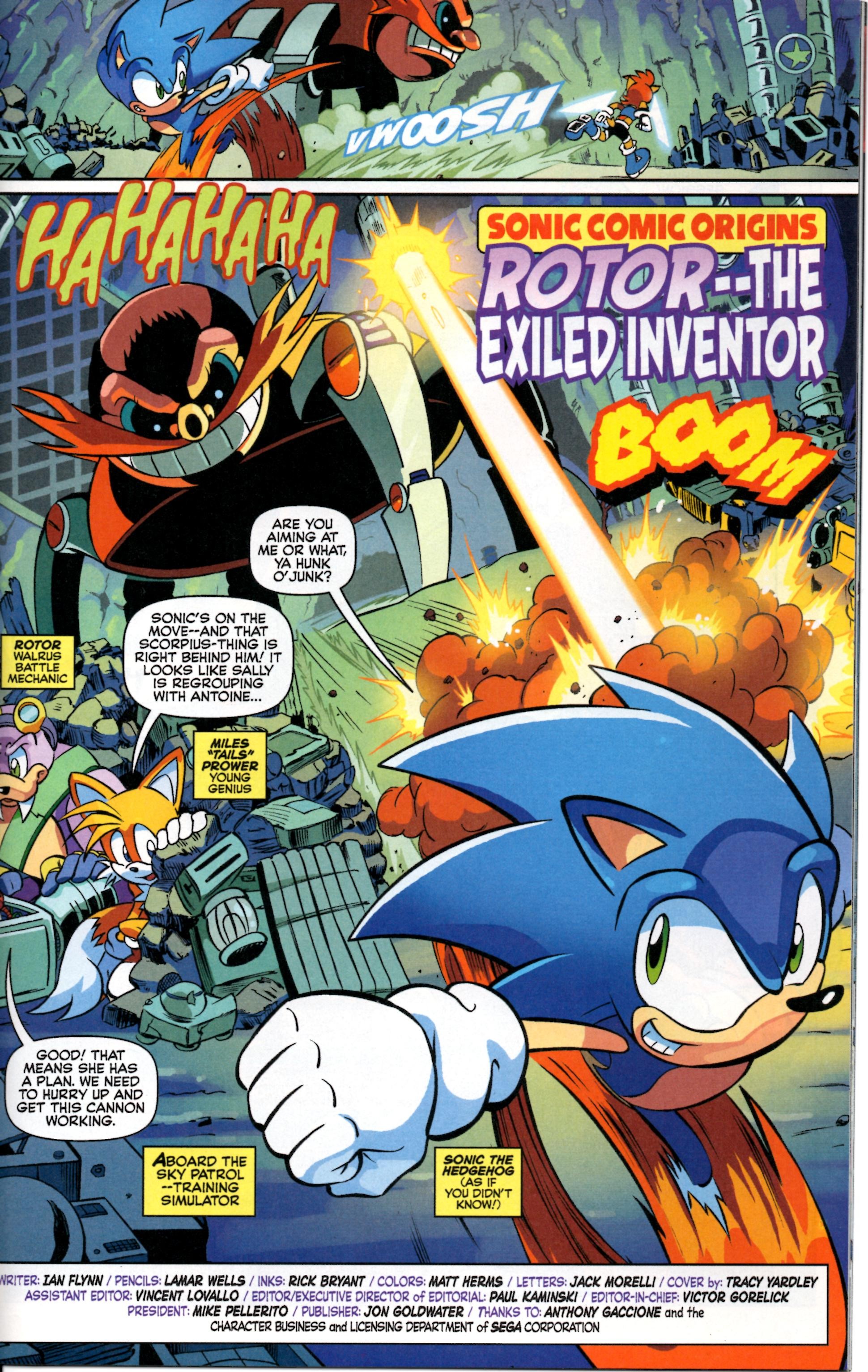 Read online Free Comic Book Day 2014 comic -  Issue # Archie Sonic the Hedgehog - Sonic Comic Origins - 8