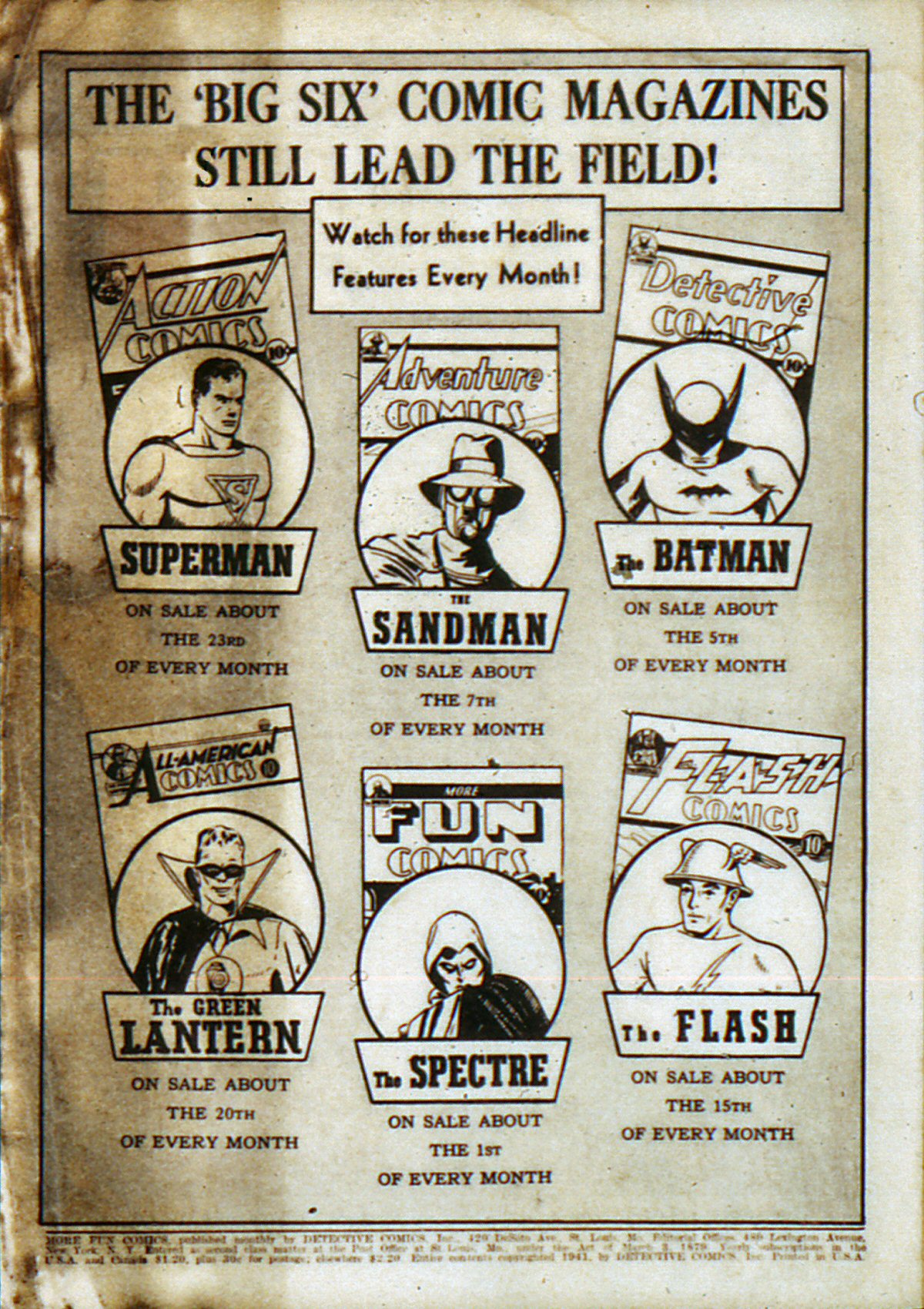 Read online More Fun Comics comic -  Issue #65 - 2