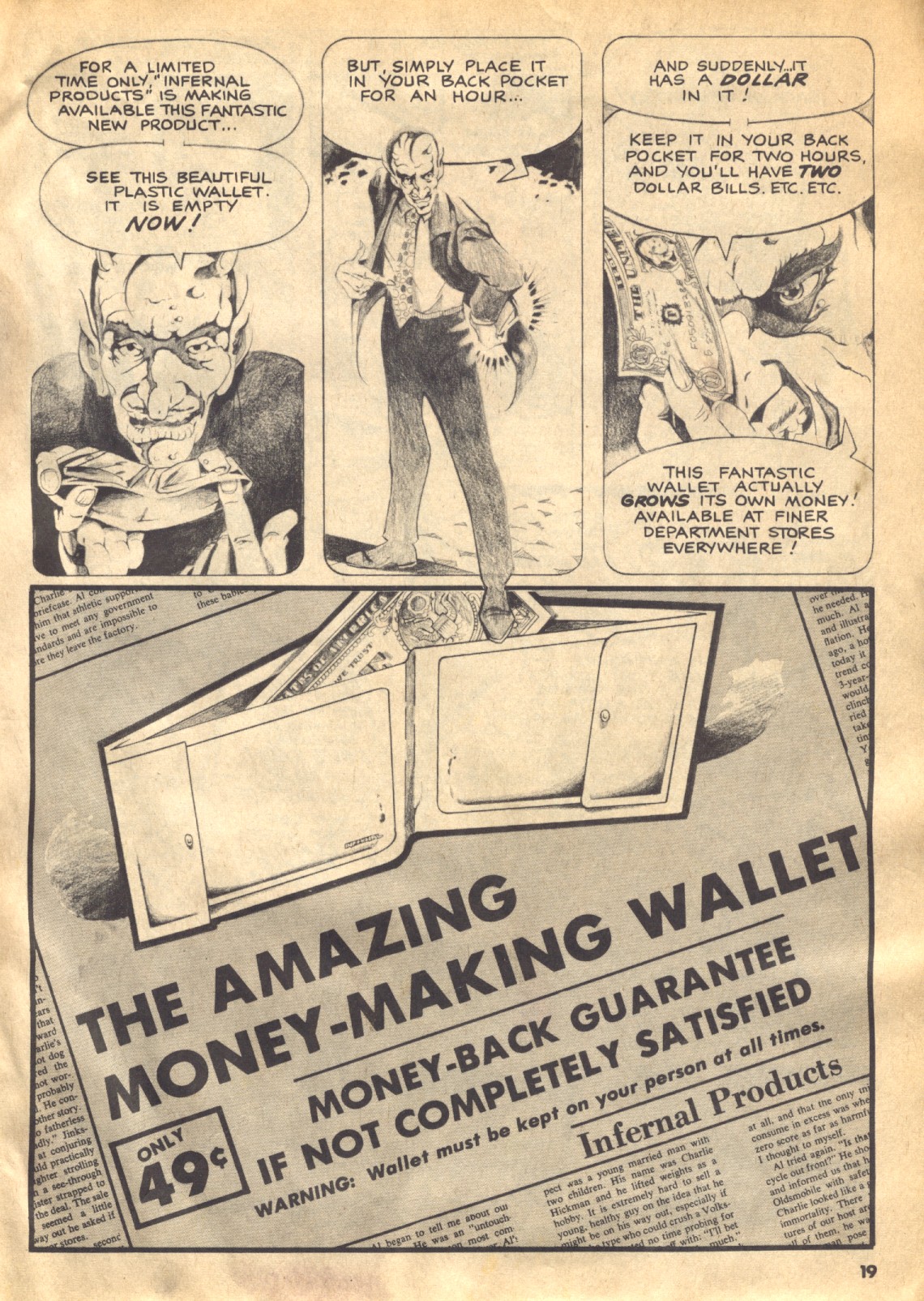 Read online Creepy (1964) comic -  Issue #42 - 19
