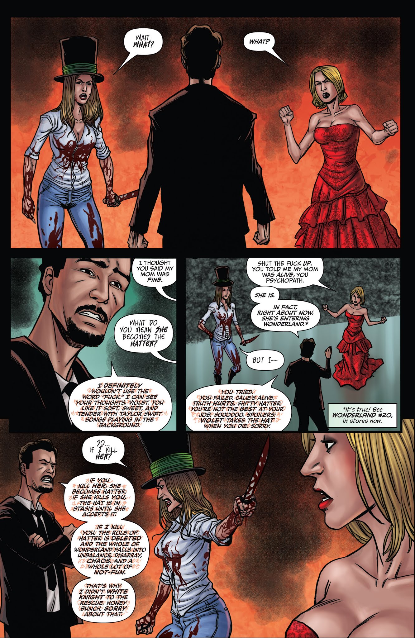 Read online Grimm Fairy Tales presents Wonderland: Asylum comic -  Issue #4 - 10