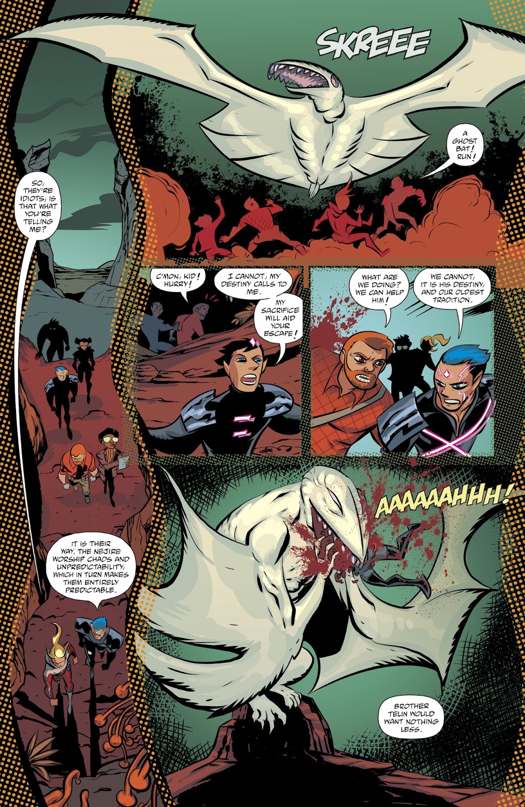 Cave Carson Has An Interstellar Eye issue 2 - Page 17